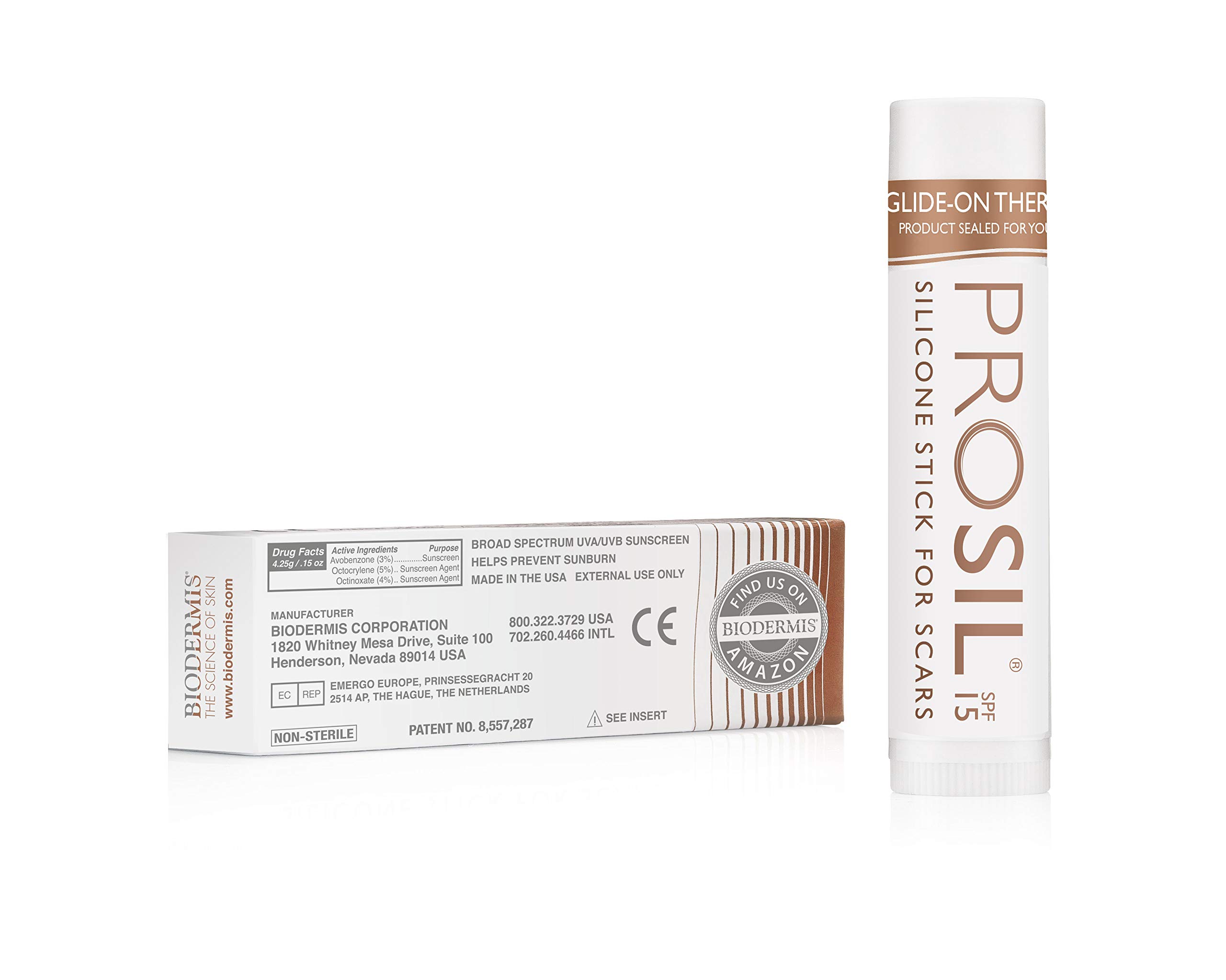 Foto 3 pulgar | Barra de Tratamiento de Cicatrices Biodermis Pro-sil Spf 15 4,25 g - Venta Internacional