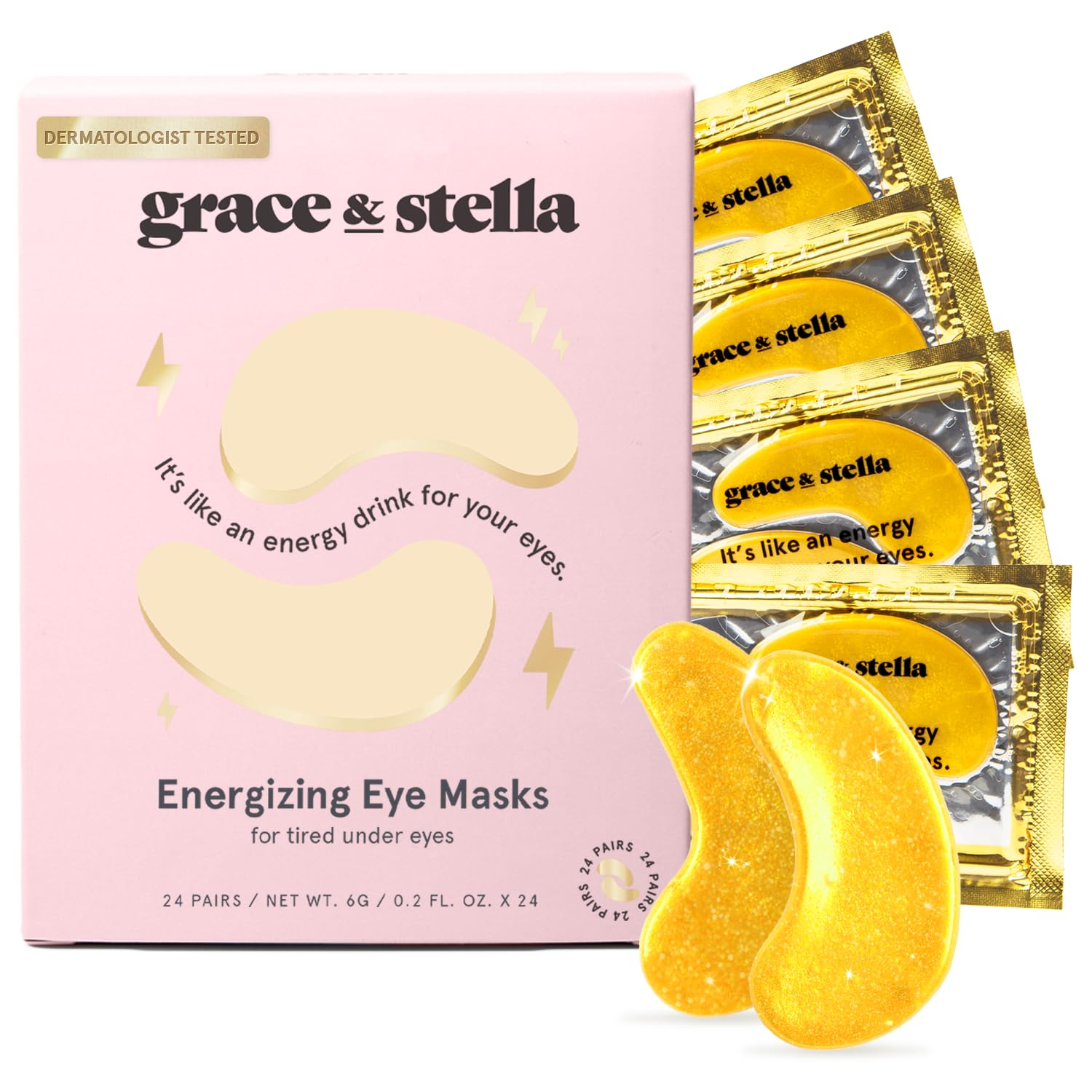 Foto 2 pulgar | Mascarilla Para Debajo De Los Ojos Grace & Stella Reduce Las Ojeras, 24 Pares - Venta Internacional.
