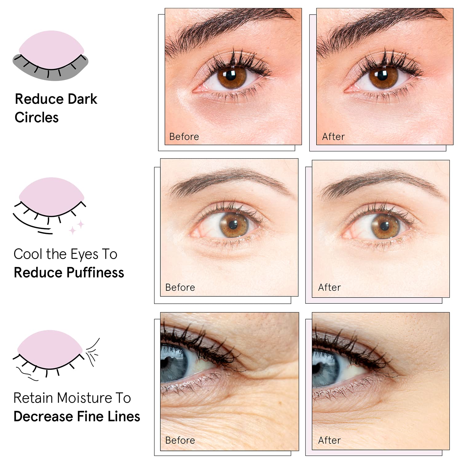 Foto 4 pulgar | Mascarilla Para Debajo De Los Ojos Grace & Stella Reduce Las Ojeras, 24 Pares - Venta Internacional.