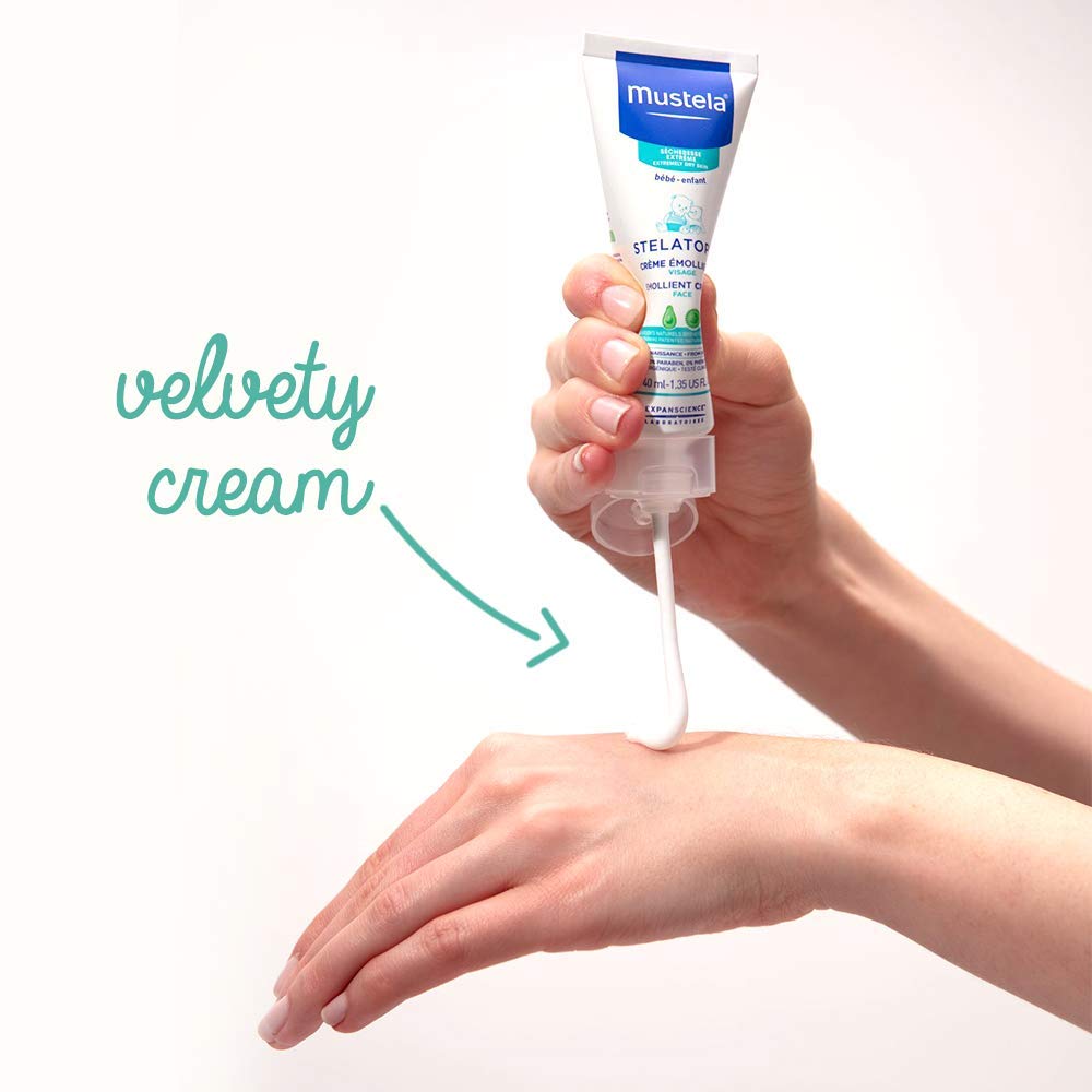 Foto 3 pulgar | Crema Facial Mustela Stelatopia, Emoliente Para Piel Propensa Al Eccema, 40 Ml - Venta Internacional.