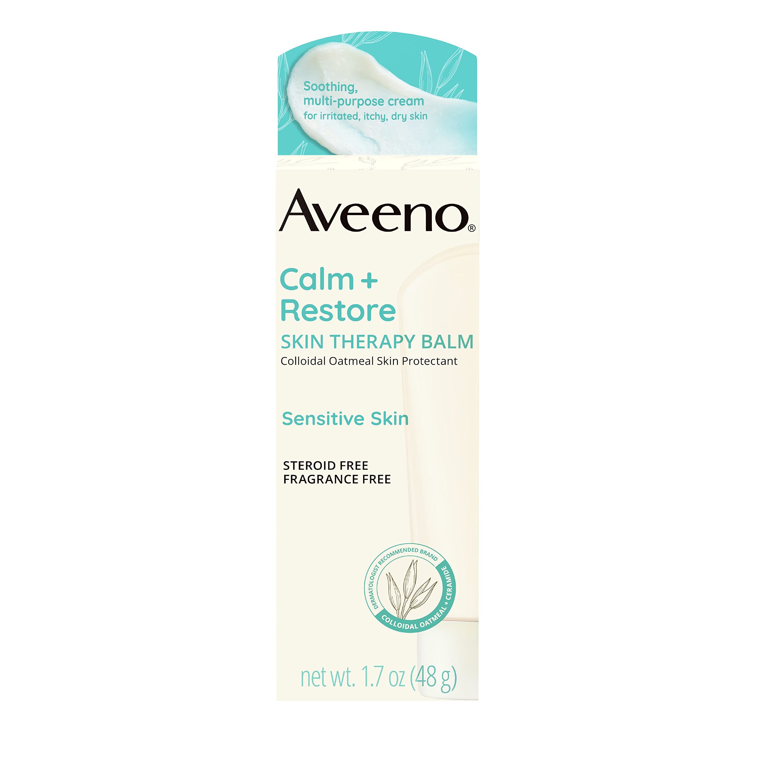Foto 2 pulgar | Bálsamo Skin Therapy Aveeno Calm + Restore 50 Ml Para Pieles Sensibles - Venta Internacional.