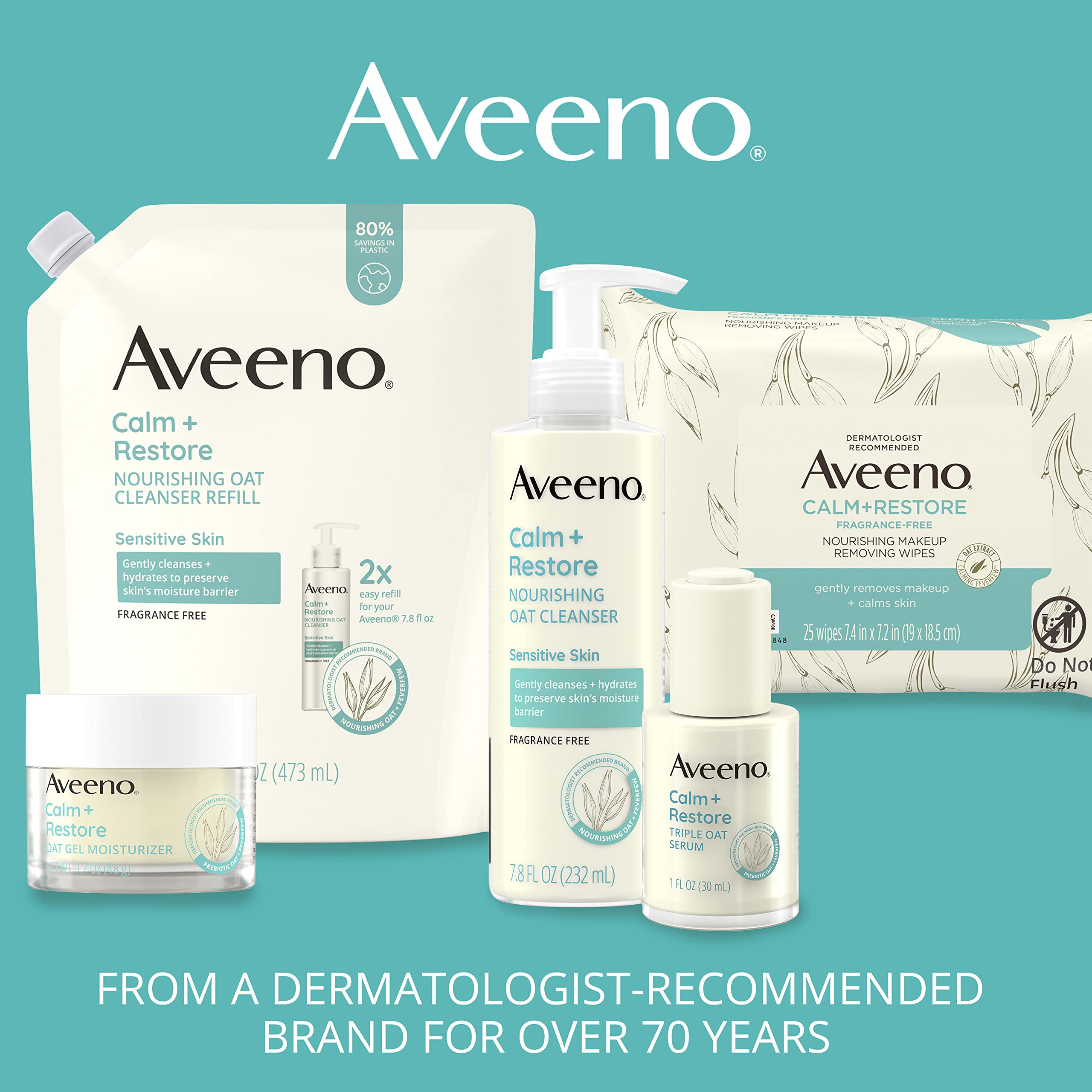 Foto 8 pulgar | Bálsamo Skin Therapy Aveeno Calm + Restore 50 Ml Para Pieles Sensibles - Venta Internacional.