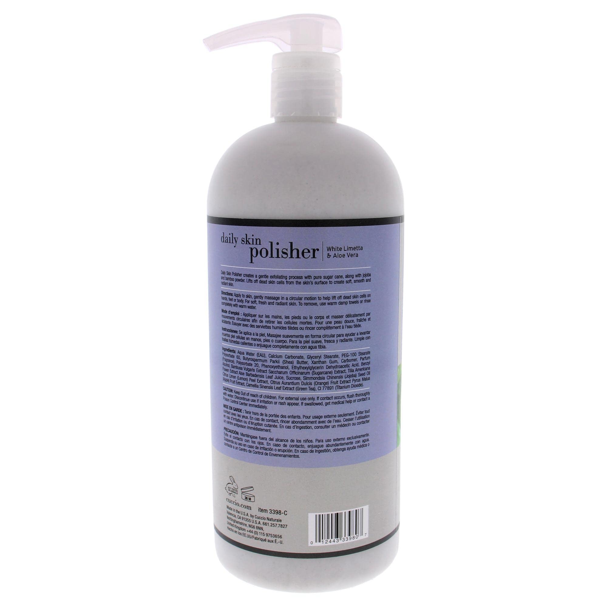 Foto 3 pulgar | Pulidor Corporal Cuccio Naturale Calma y Suaviza la Piel 946 Ml - Venta Internacional