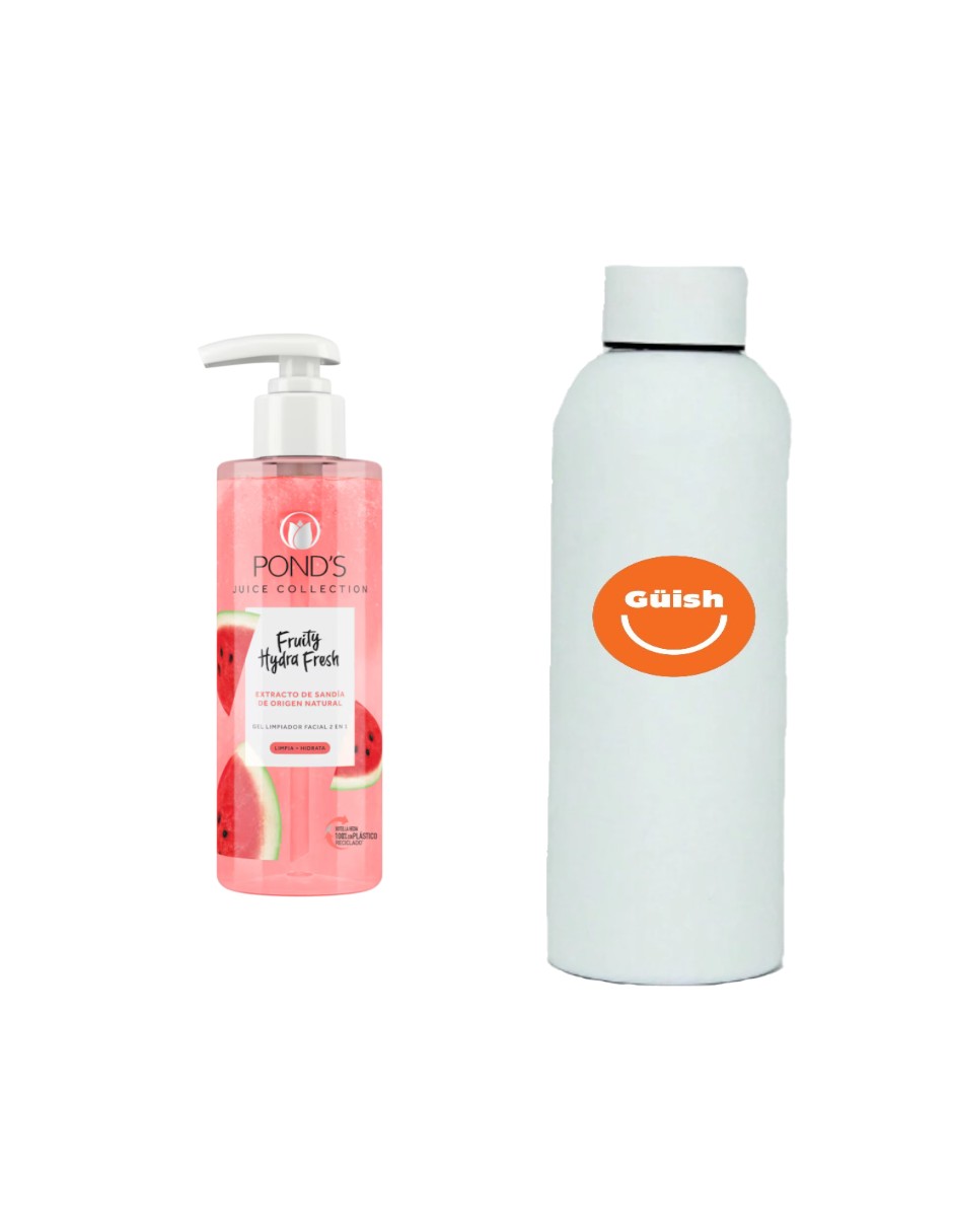 Foto 2 pulgar | Pond's Gel Limpiador Facial + Termo De Agua Güish De Regalo