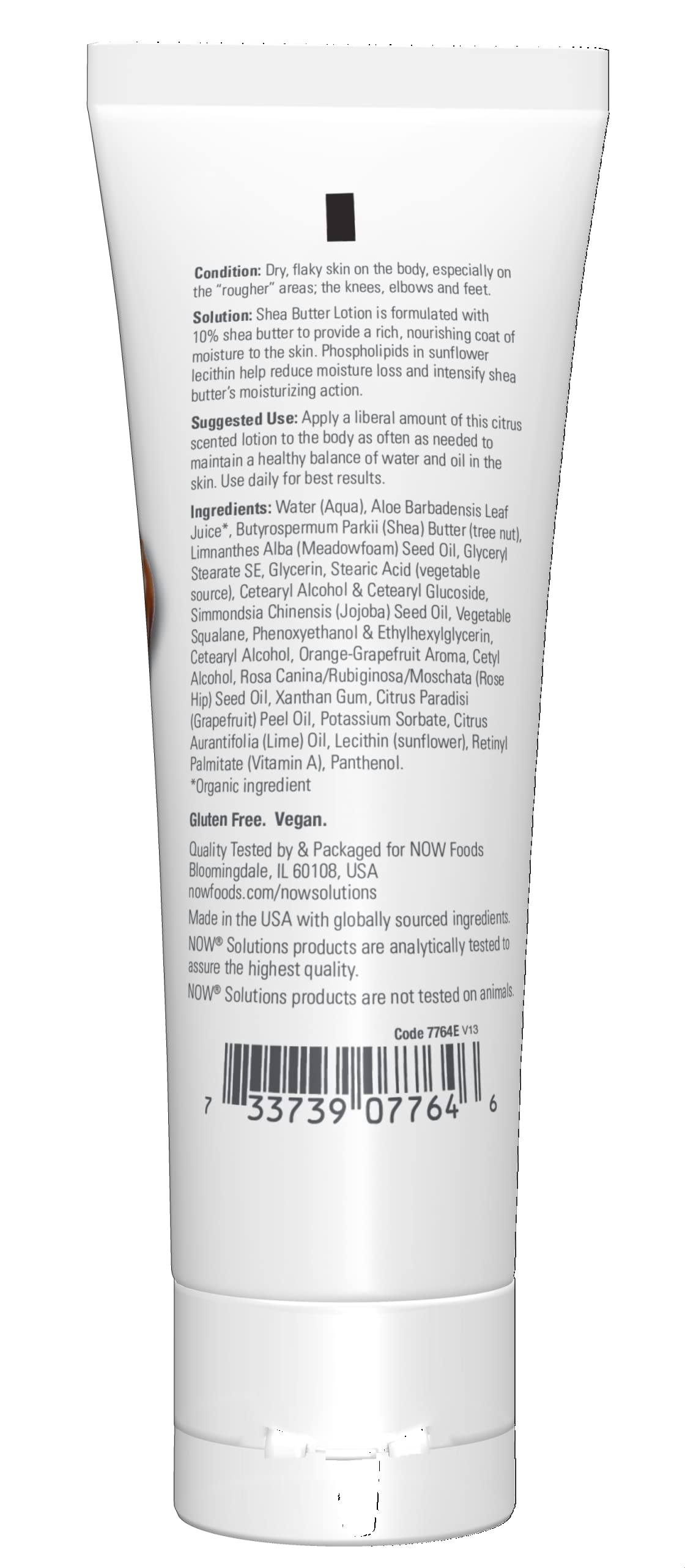 Foto 3 pulgar | Manteca De Karité Hidratante Intensa De Lotion Now Solutions, 120 Ml - Venta Internacional.