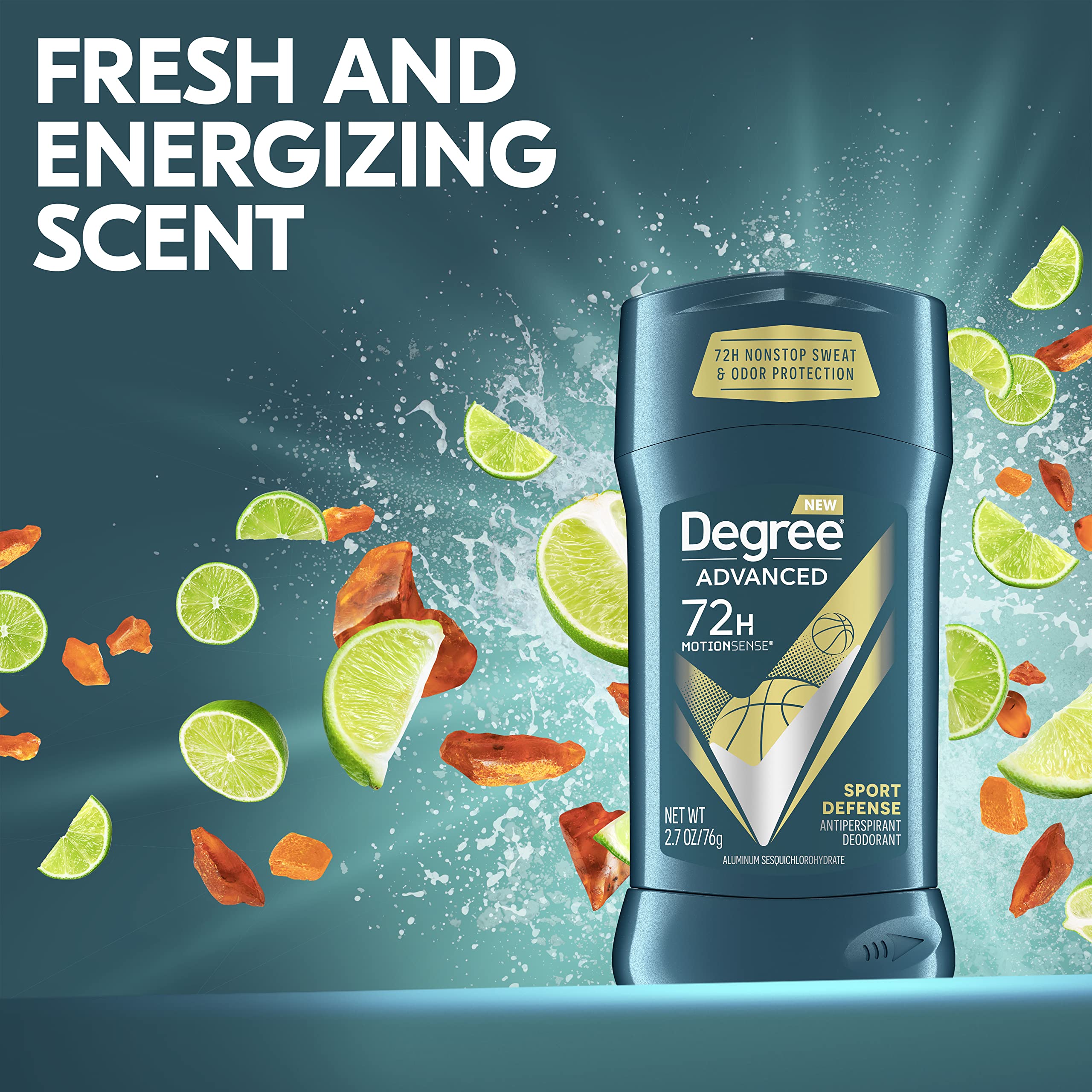 Foto 5 pulgar | Desodorante Antitranspirante Degree Men Sport Defense, 80 Ml, Paquete De 4 - Venta Internacional.