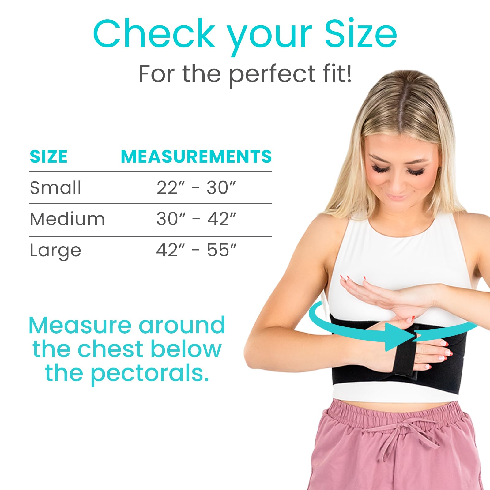 Foto 4 pulgar | Rib Brace Vive Broken Rib Brace Para Mujeres Y Hombres, Cinturón De Soporte - Venta Internacional.