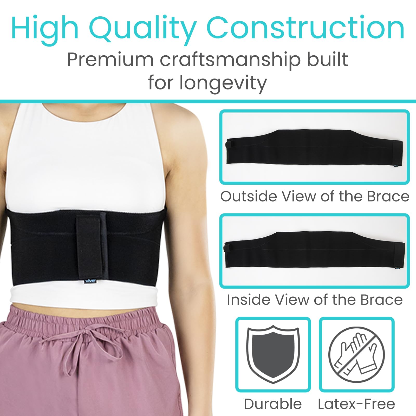 Foto 5 pulgar | Rib Brace Vive Broken Rib Brace Para Mujeres Y Hombres, Cinturón De Soporte - Venta Internacional.