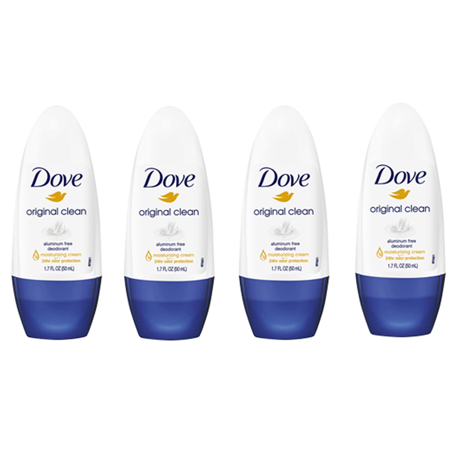 Foto 2 pulgar | Desodorante Dove Original Clean Roll On Sin Aluminio 50 ml 4 Piezas - Venta Internacional