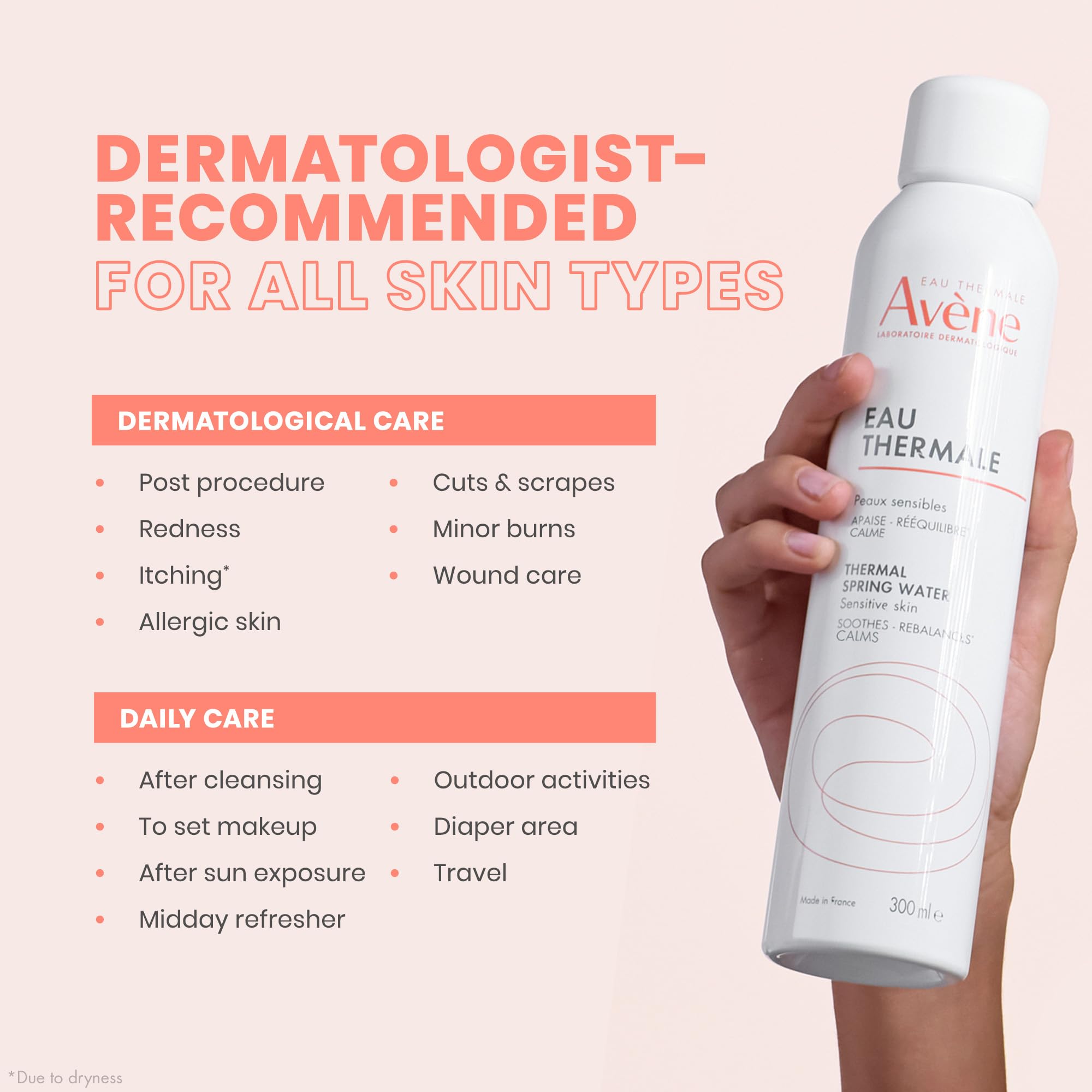 Foto 5 | Bruma Facial En Aerosol Eau Thermale Avène, Agua Termal De 300 Ml - Venta Internacional.