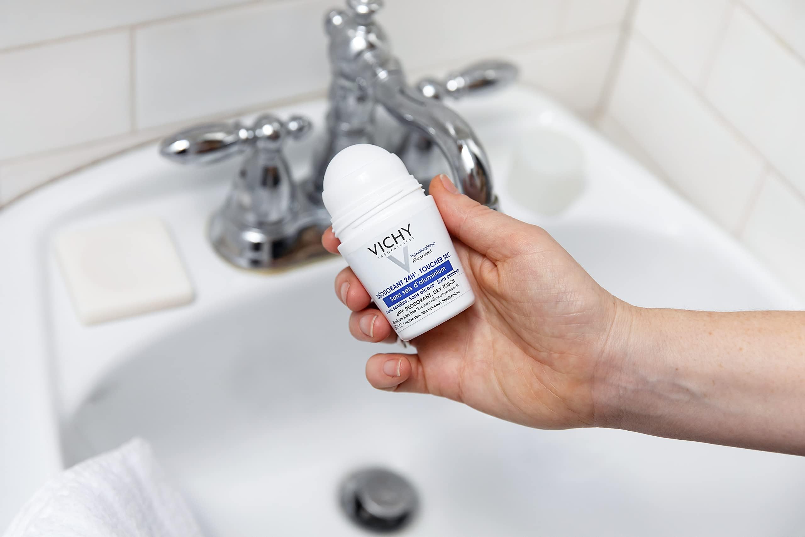 Foto 5 pulgar | Desodorante Vichy, 24 Horas, Seco Al Tacto, En Rollo, 50 Ml, Sin Aluminio - Venta Internacional.