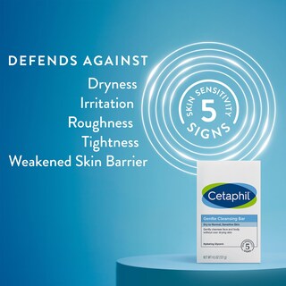 Foto 2 | Barra Limpiadora Cetaphil Gentle 133 Ml (paquete De 6), Seca Y Sensible - Venta Internacional.
