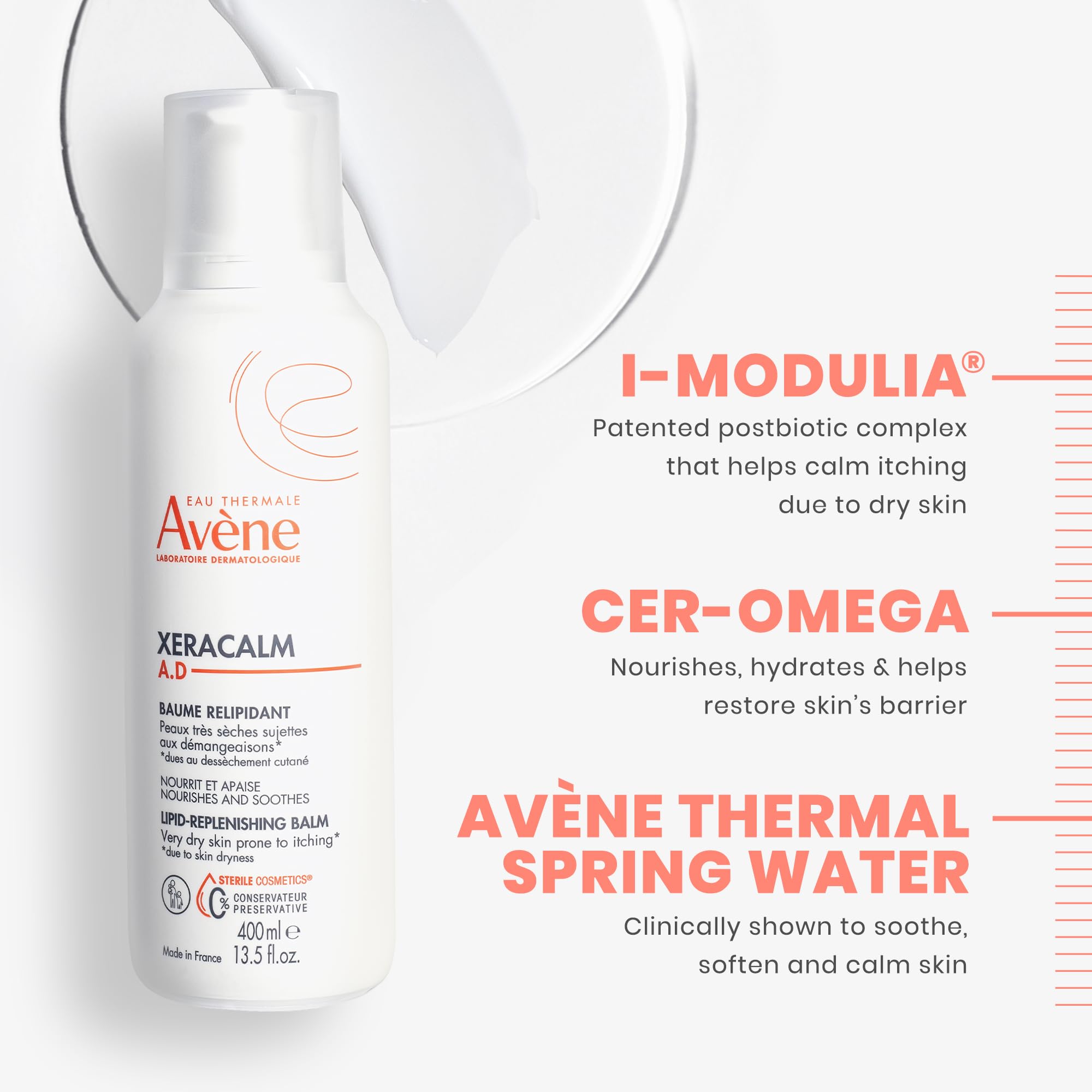 Foto 6 pulgar | Bálsamo Regenerador De Lípidos Eau Thermale Avène Xeracalm A.d 200 Ml - Venta Internacional.