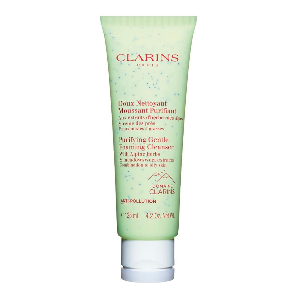 Cleanser Clarins, Fórmula Purificante, Suave Y Espumosa, Verde - Venta Internacional.
