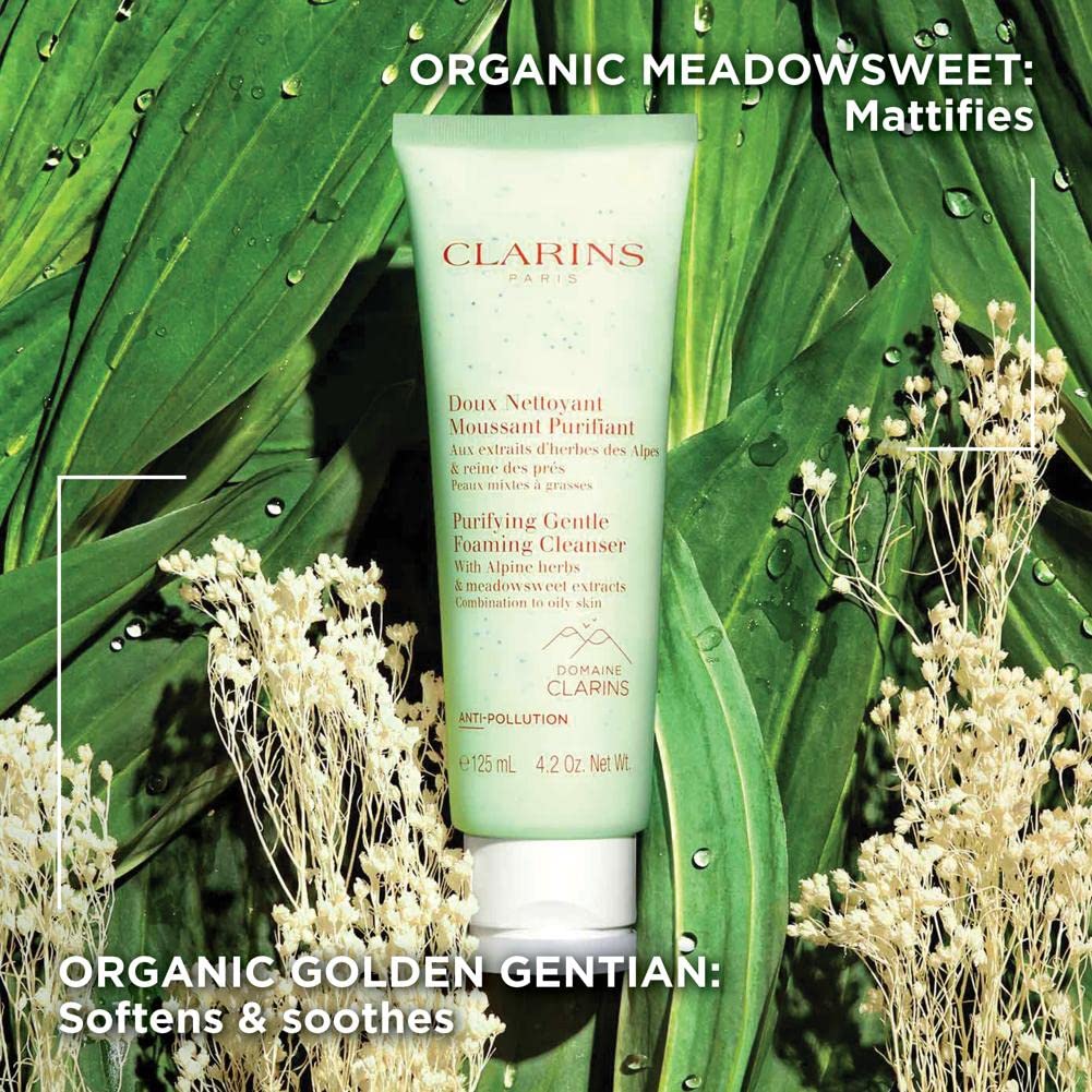 Foto 4 pulgar | Cleanser Clarins, Fórmula Purificante, Suave Y Espumosa, Verde - Venta Internacional.