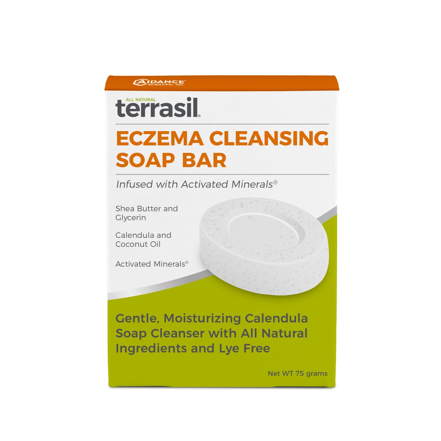 Barra De Jabón Terrasil Para Aliviar El Eccema Y La Picazón En La Piel Seca, 75 G - Venta Internacional.