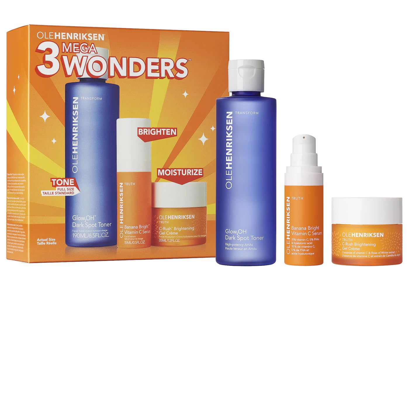Foto 2 pulgar | Set Ole Henriksen 3 Mega Wonders Vitamin C - Venta Internacional