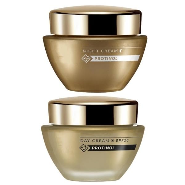 Set De Crema De Día Y Noche Para El Cuidado De La Piel Para Niños De 40 A 65 Años Con Spf Ideal De 100 Ml - V
