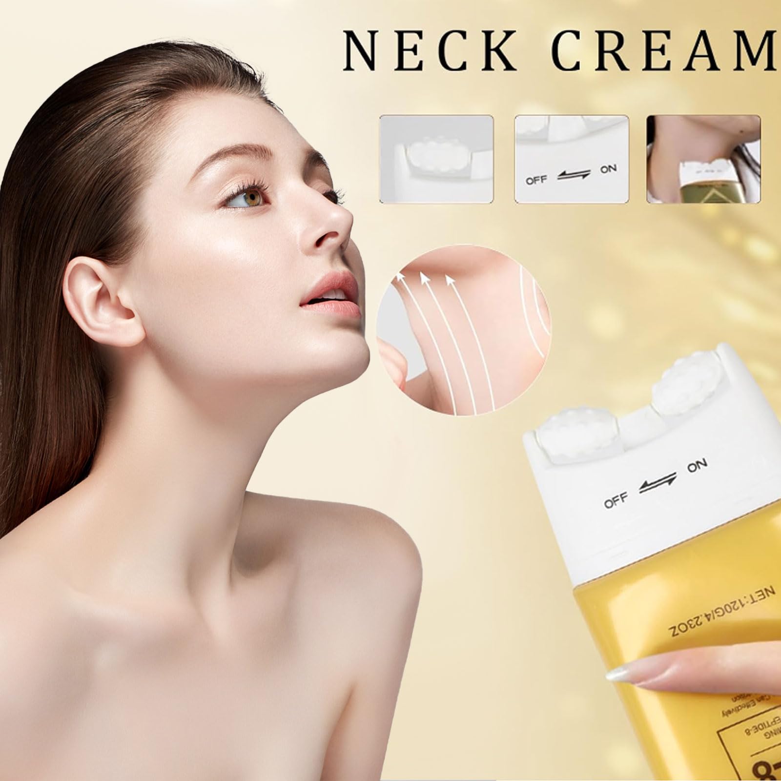 Foto 3 pulgar | Crema Reafirmante Para Cuello Ah-8 Para Piel Espeluznante Con Hexapéptido (3 Unidades) - Venta Internacional.