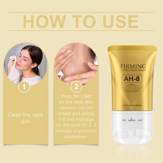 Foto 7 | Crema Reafirmante Para Cuello Ah-8 Para Piel Espeluznante Con Hexapéptido (3 Unidades) - Venta Internacional.