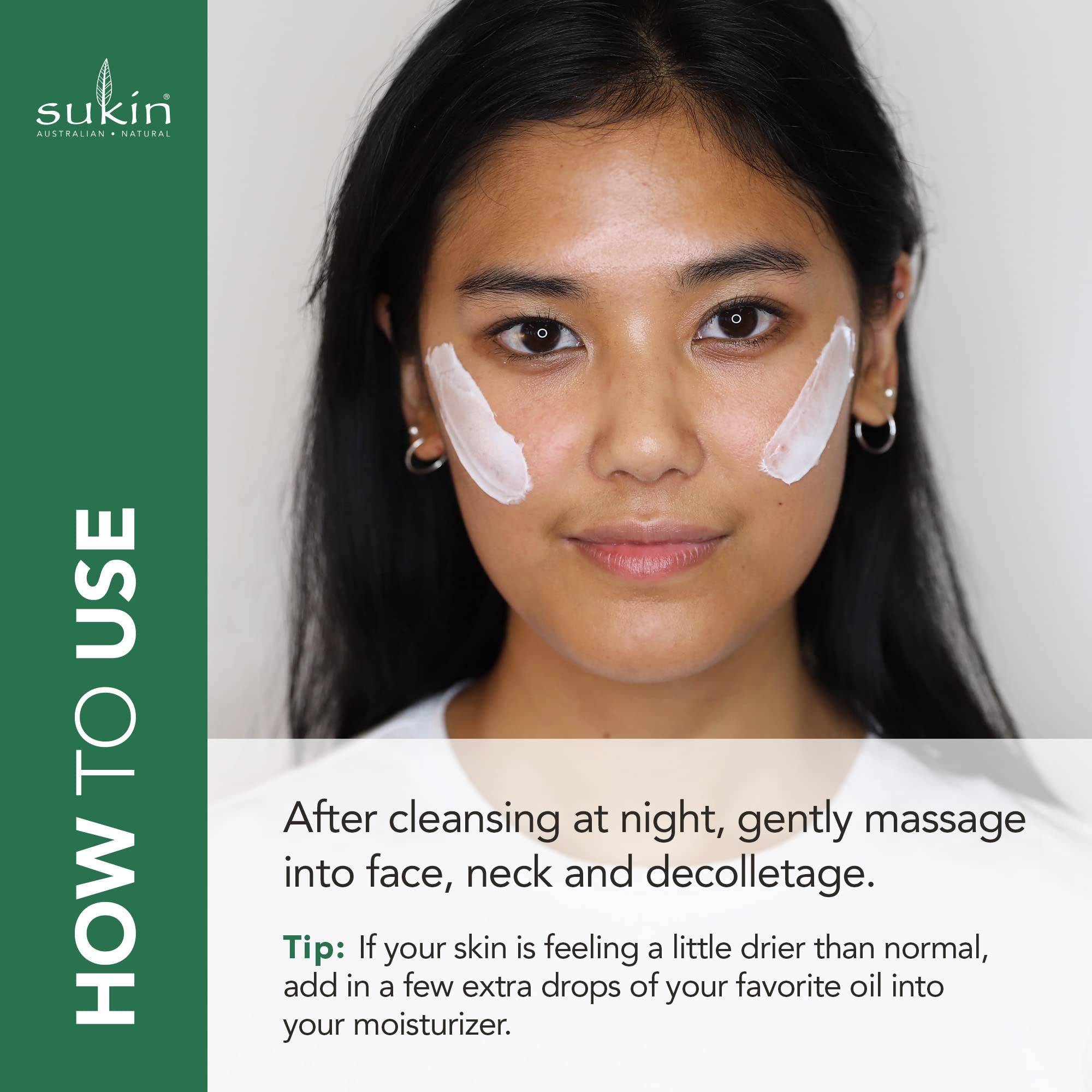 Foto 4 pulgar | Crema De Noche Sukin Organics, Restauradora De Humedad, 120 Ml - Venta Internacional.