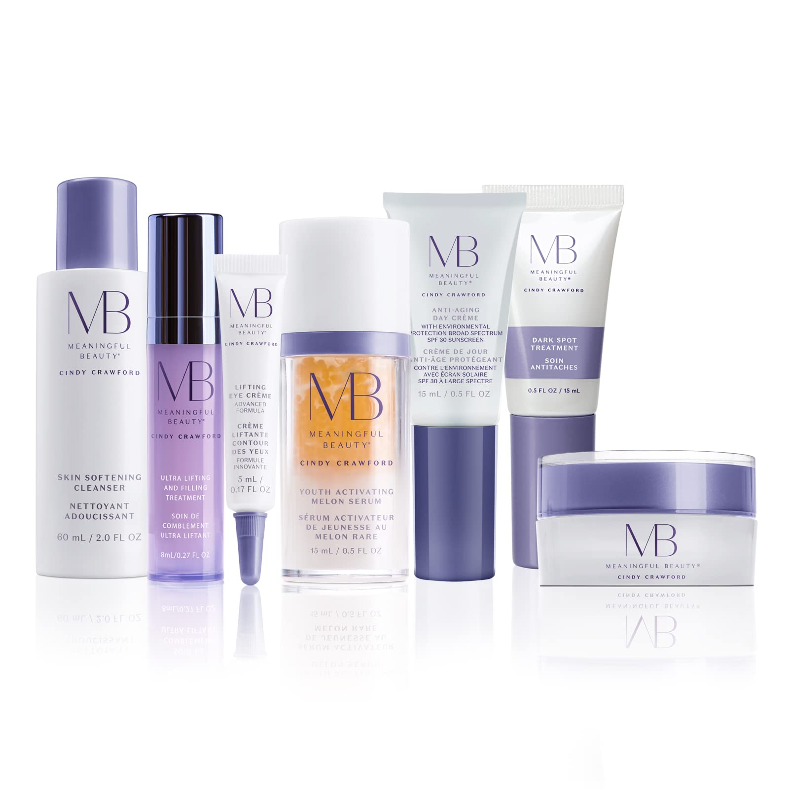 Foto 2 pulgar | Kit De Cuidado De La Piel Meaningful Beauty Antienvejecimiento Con Sérum De Melón, 7 Piezas - Venta Internacional.