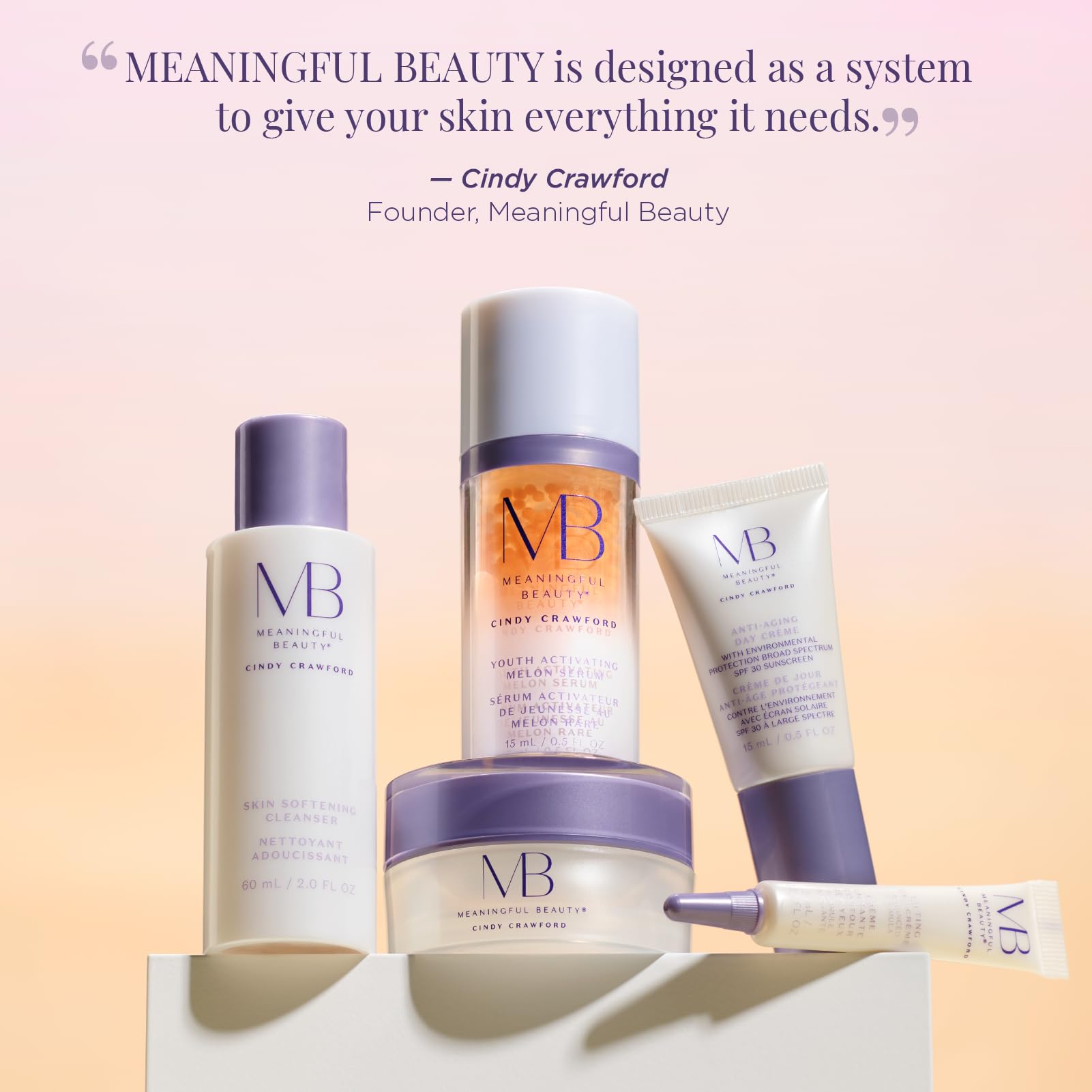 Foto 8 pulgar | Kit De Cuidado De La Piel Meaningful Beauty Antienvejecimiento Con Sérum De Melón, 7 Piezas - Venta Internacional.