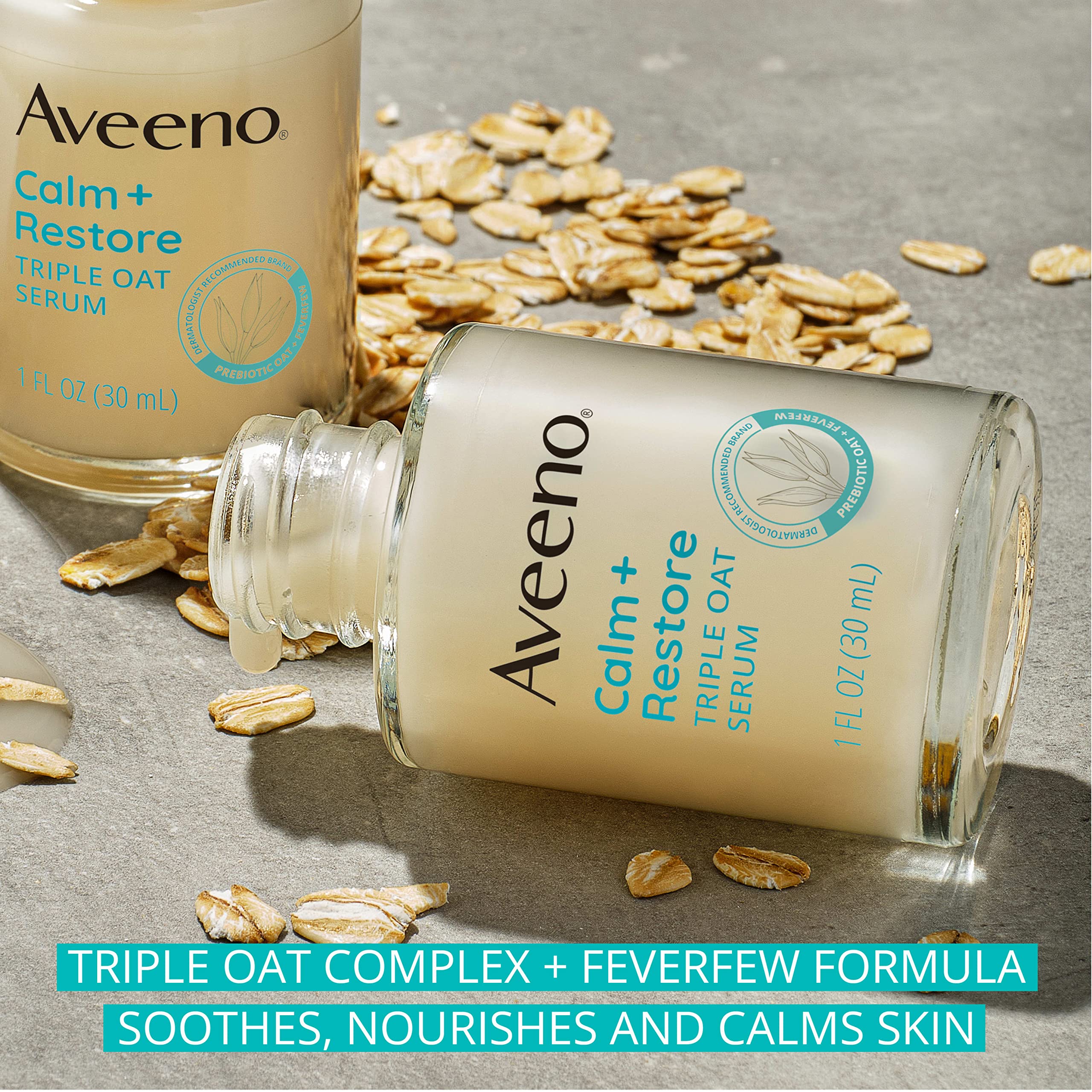 Foto 4 pulgar | Sérum Facial Aveeno Calm + Restore Triple Oat 30 Ml Sensitive - Venta Internacional.
