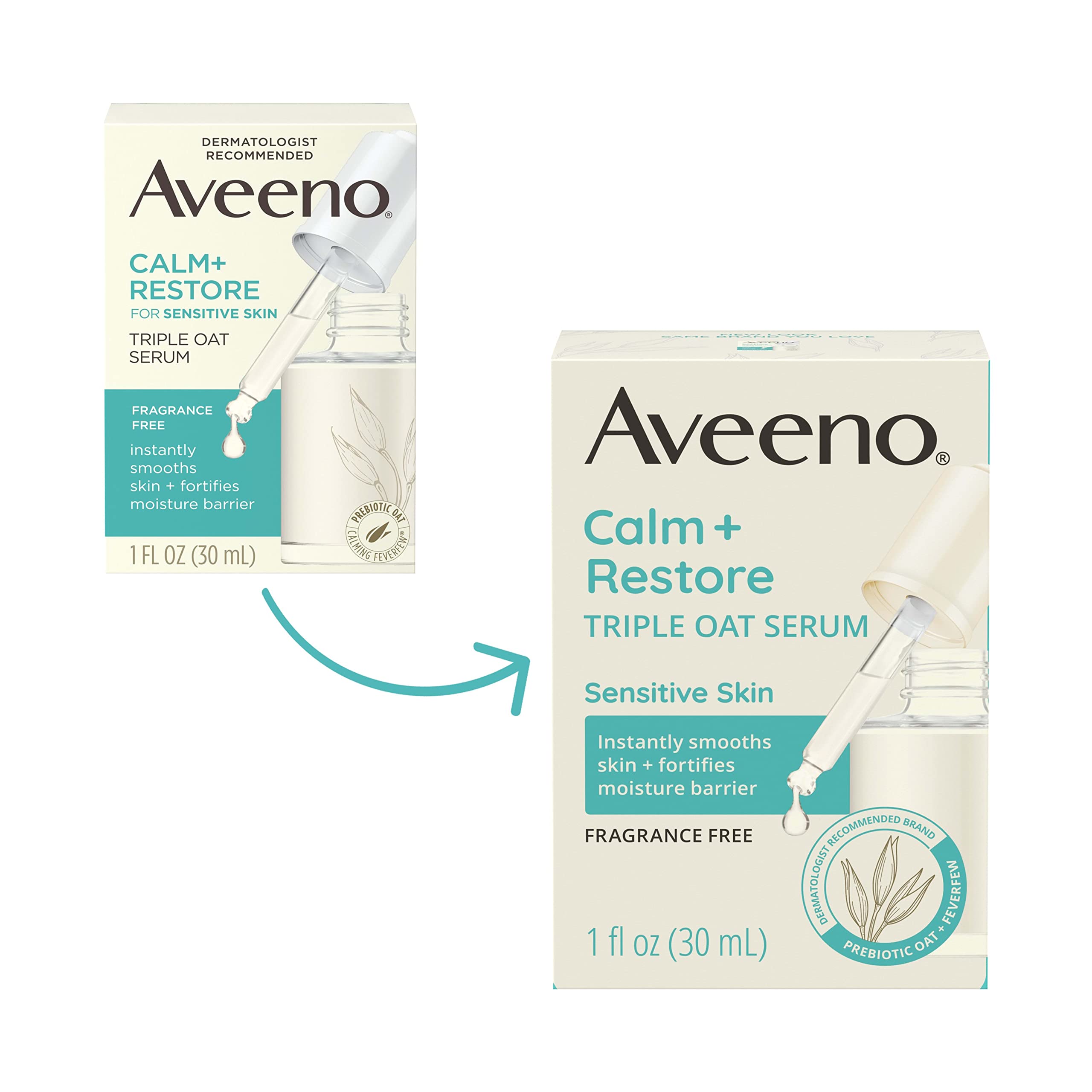 Foto 8 pulgar | Sérum Facial Aveeno Calm + Restore Triple Oat 30 Ml Sensitive - Venta Internacional.