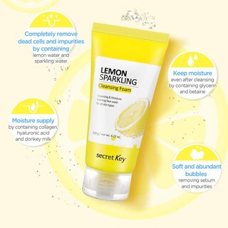 Foto 5 | Espuma Limpiadora Secret Key Lemon Sparkling - Venta Internacional.