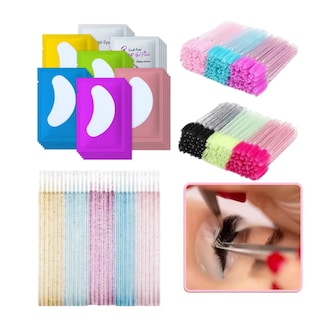 Foto 1 | 50 Parches De Hidrogel+50 Cepillo Glitter+100 Microbrush