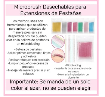 Foto 3 | 50 Parches De Hidrogel+50 Cepillo Glitter+100 Microbrush