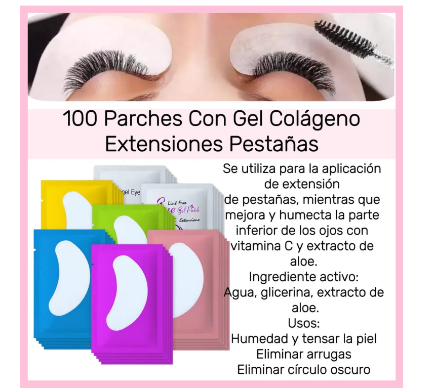 Foto 5 pulgar | 50 Parches De Hidrogel+50 Cepillo Glitter+100 Microbrush