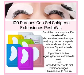 Foto 4 | 50 Parches De Hidrogel+50 Cepillo Glitter+100 Microbrush