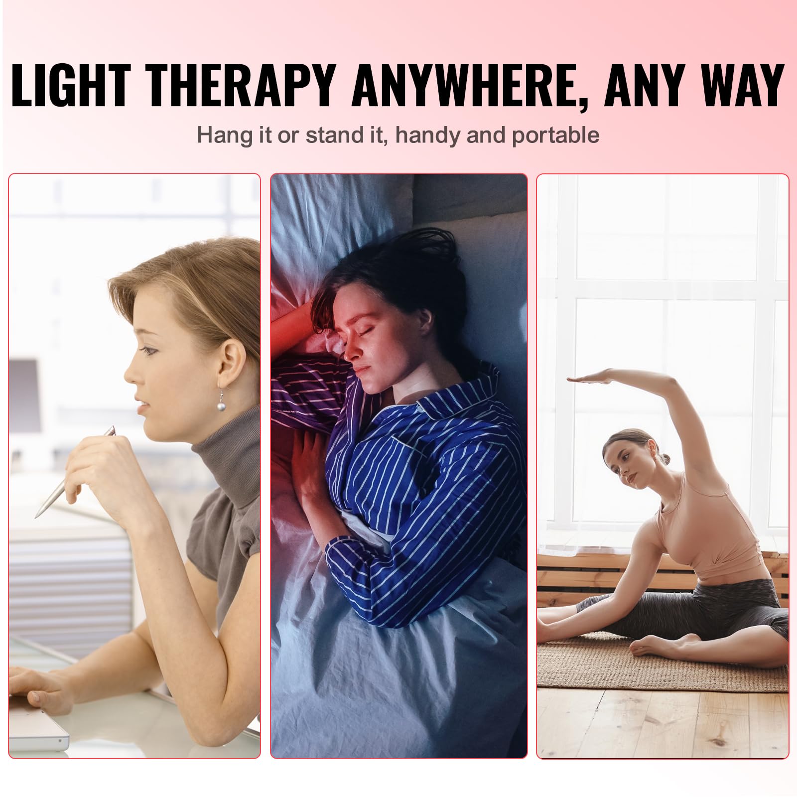 Foto 6 | Panel De Terapia De Luz Roja Vevor 80w Para Body Face 60 Led - Venta Internacional.