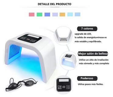 Foto 2 | Máquina Xtellar Facial Led 7 Colores Para Cara Y Cuello Cosmético