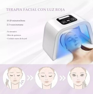 Foto 3 | Máquina Xtellar Facial Led 7 Colores Para Cara Y Cuello Cosmético