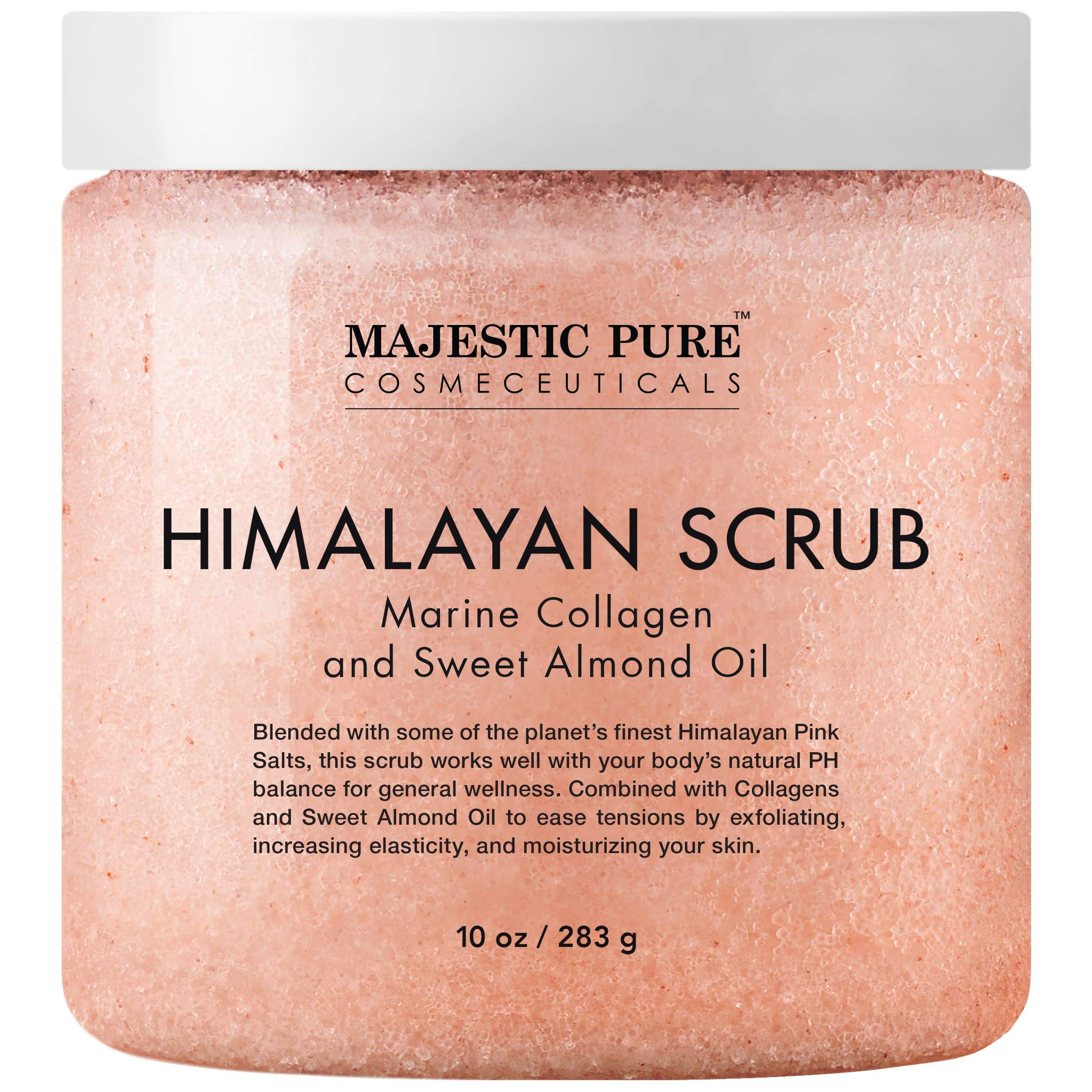 Foto 1 | Exfoliante Corporal Majestic Pure De Sal Rosa Del Himalaya Con Colágeno, 300 Ml - Venta Internacional.