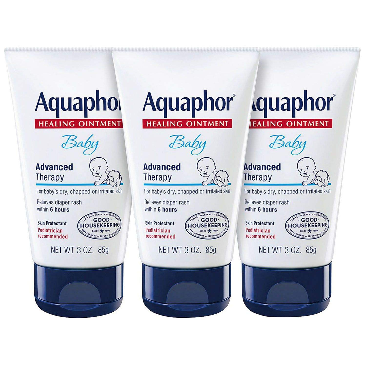 Foto 2 pulgar | Pomada Aquaphor Baby Advanced Therapy 90 Ml (paquete De 3) - Venta Internacional.