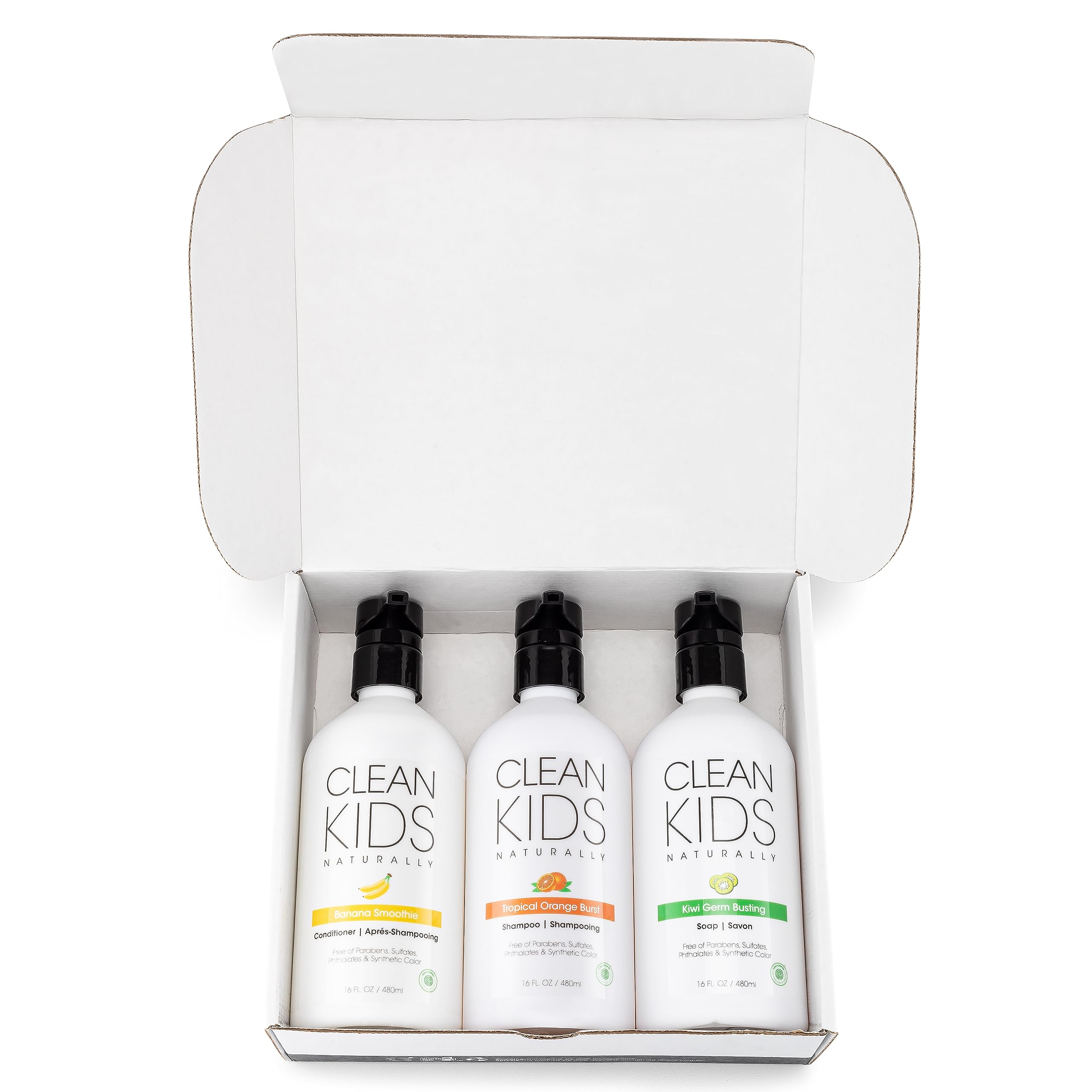 Foto 4 pulgar | Set De Baño Gabriel Cosmetics Clean Kids Naturally Champú, Acondicionador Y Jabón De Manos - Venta Internacional.