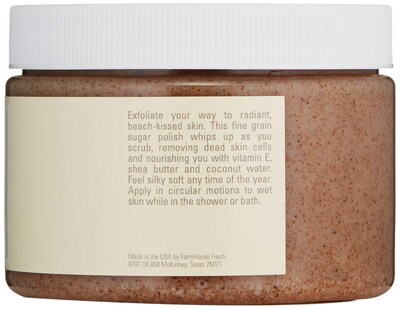 Foto 2 | Exfoliante Corporal Farmhouse Fresh Coconut Beach 400 Ml - Venta Internacional.