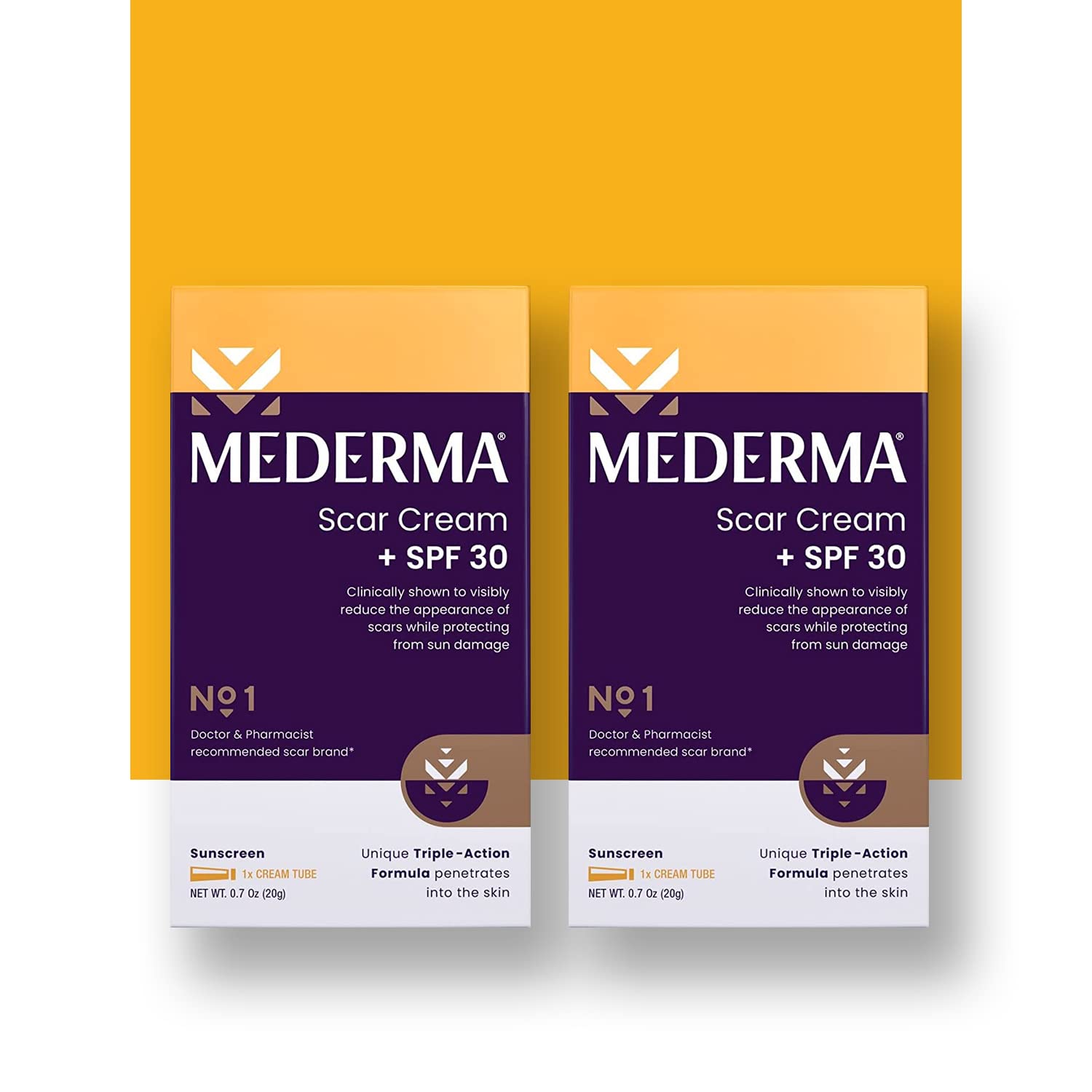 Foto 2 pulgar | Crema Para Cicatrices Mederma Plus, Protector Solar Spf 30, 40 G (2 X 20 G) - Venta Internacional.
