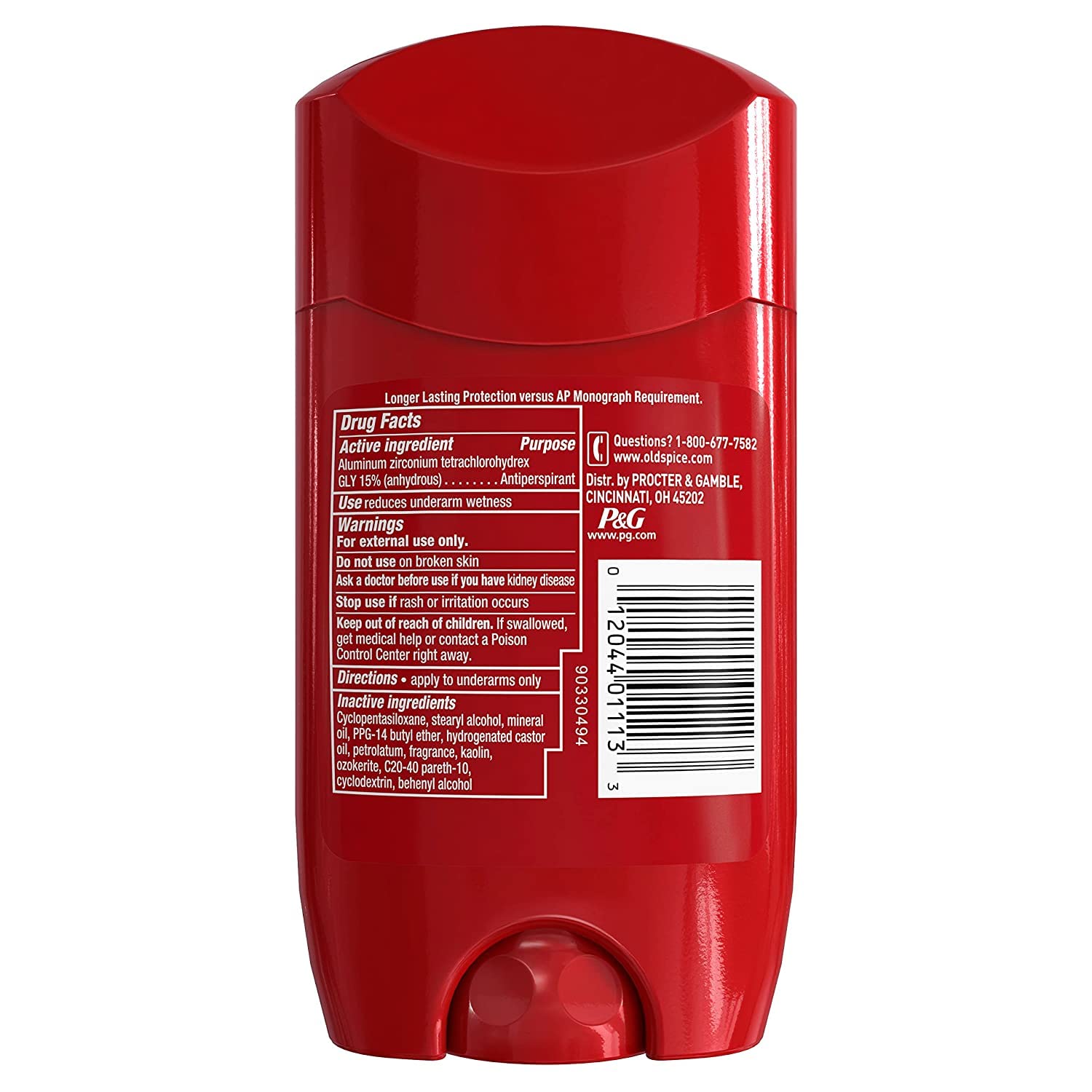 Foto 2 | Desodorante Antitranspirante Old Spice Red Zone, Invisible Y Sólido, 2.6 Onzas (paquete De 3) - Venta Internacional.
