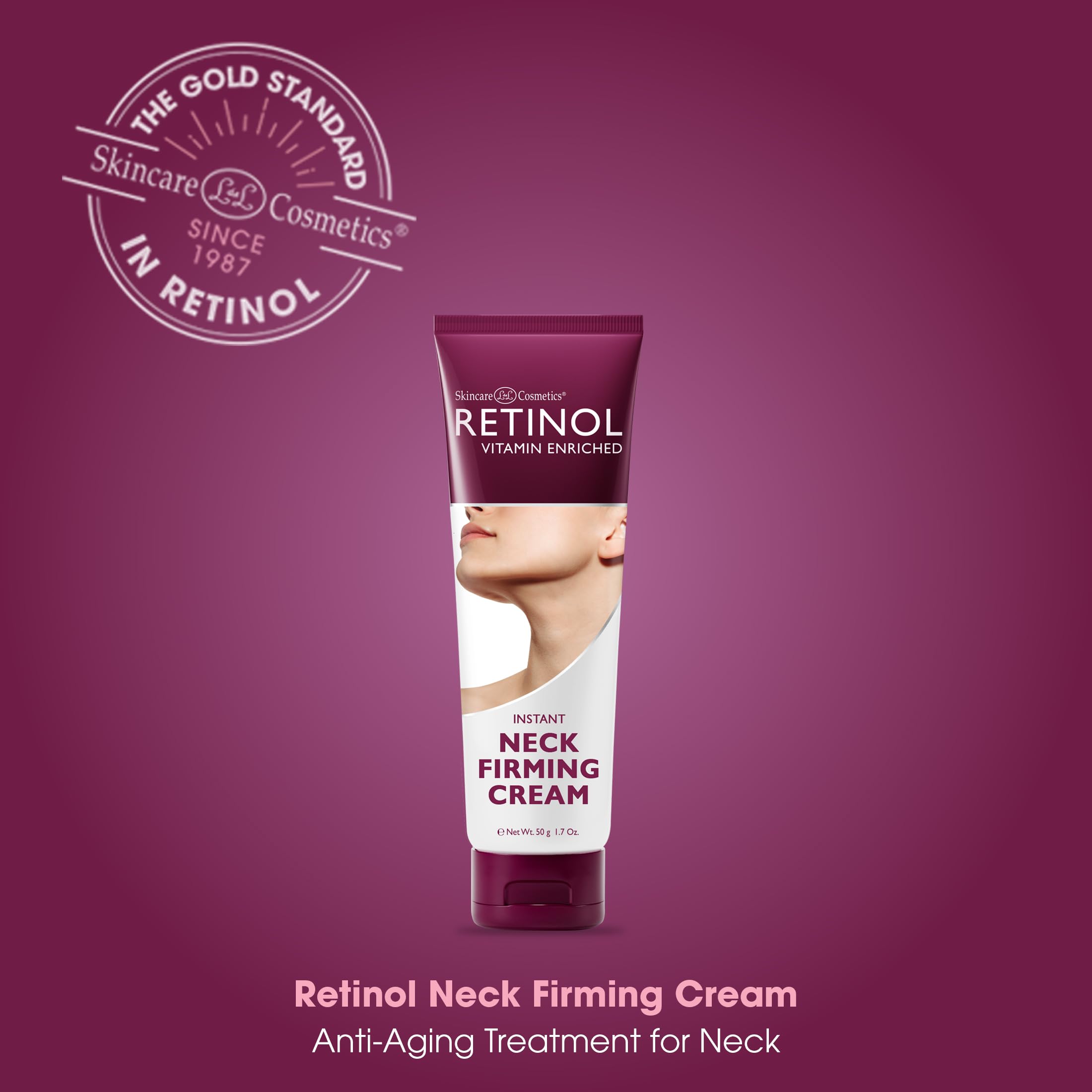 Foto 3 pulgar | Crema Reafirmante Para Cuello Retinol Antiedad 50 Ml - Venta Internacional.