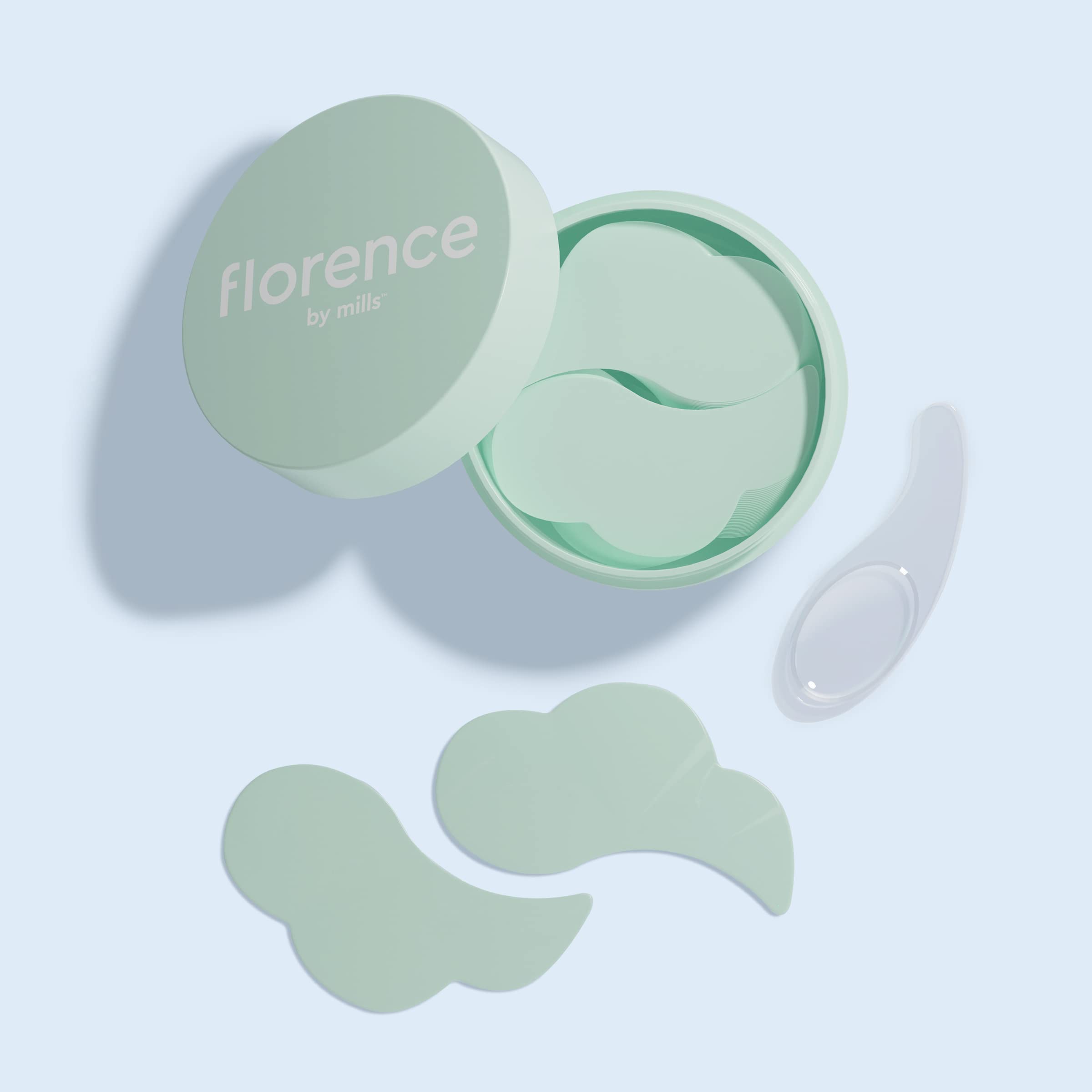 Foto 7 pulgar | Almohadillas De Gel Para Ojos Florence De Mills Floating Under The Eyes, 30 Pares - Venta Internacional.