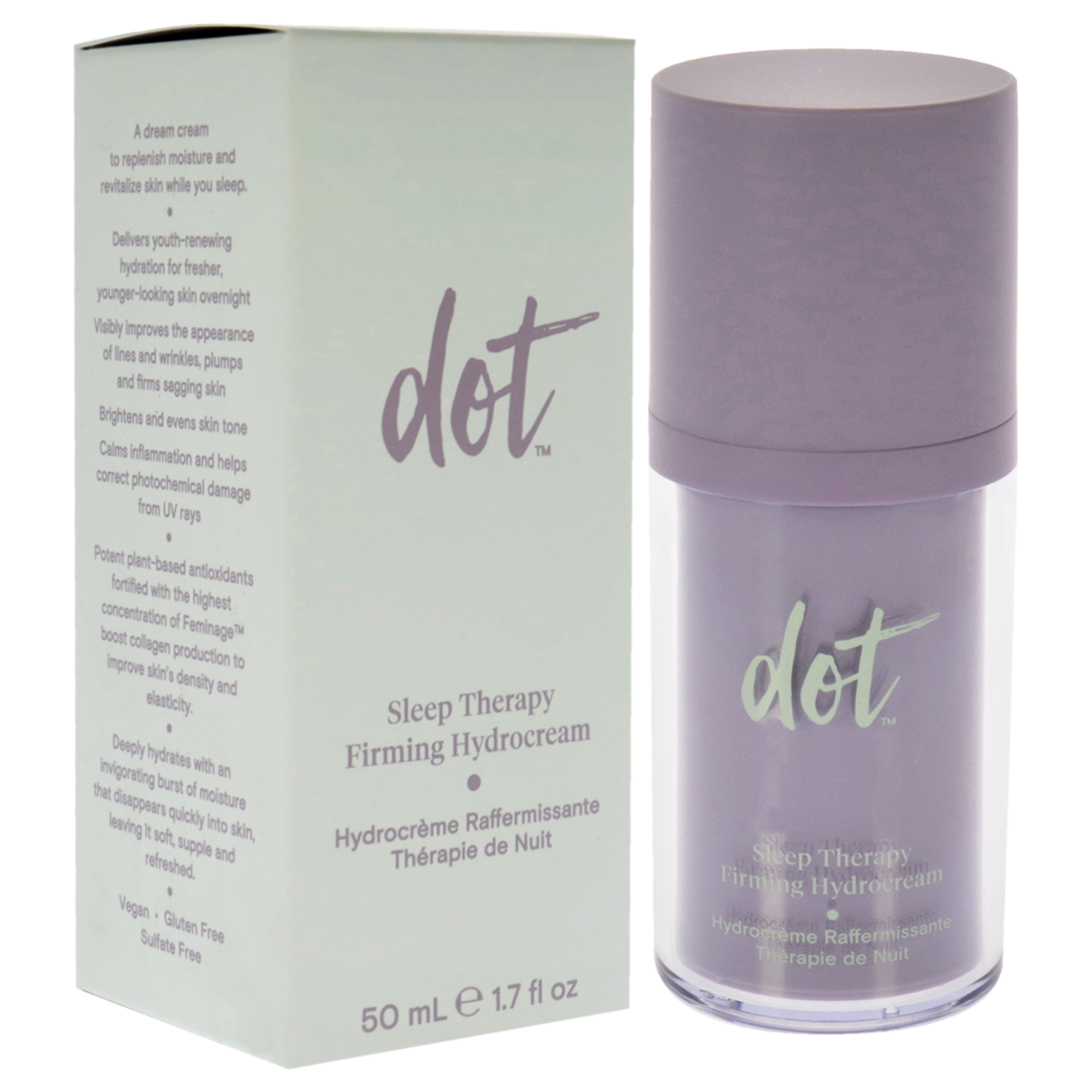 Foto 3 pulgar | Crema De Noche Dot Sleep Therapy, Hidrocrema Reafirmante, 50 Ml - Venta Internacional.