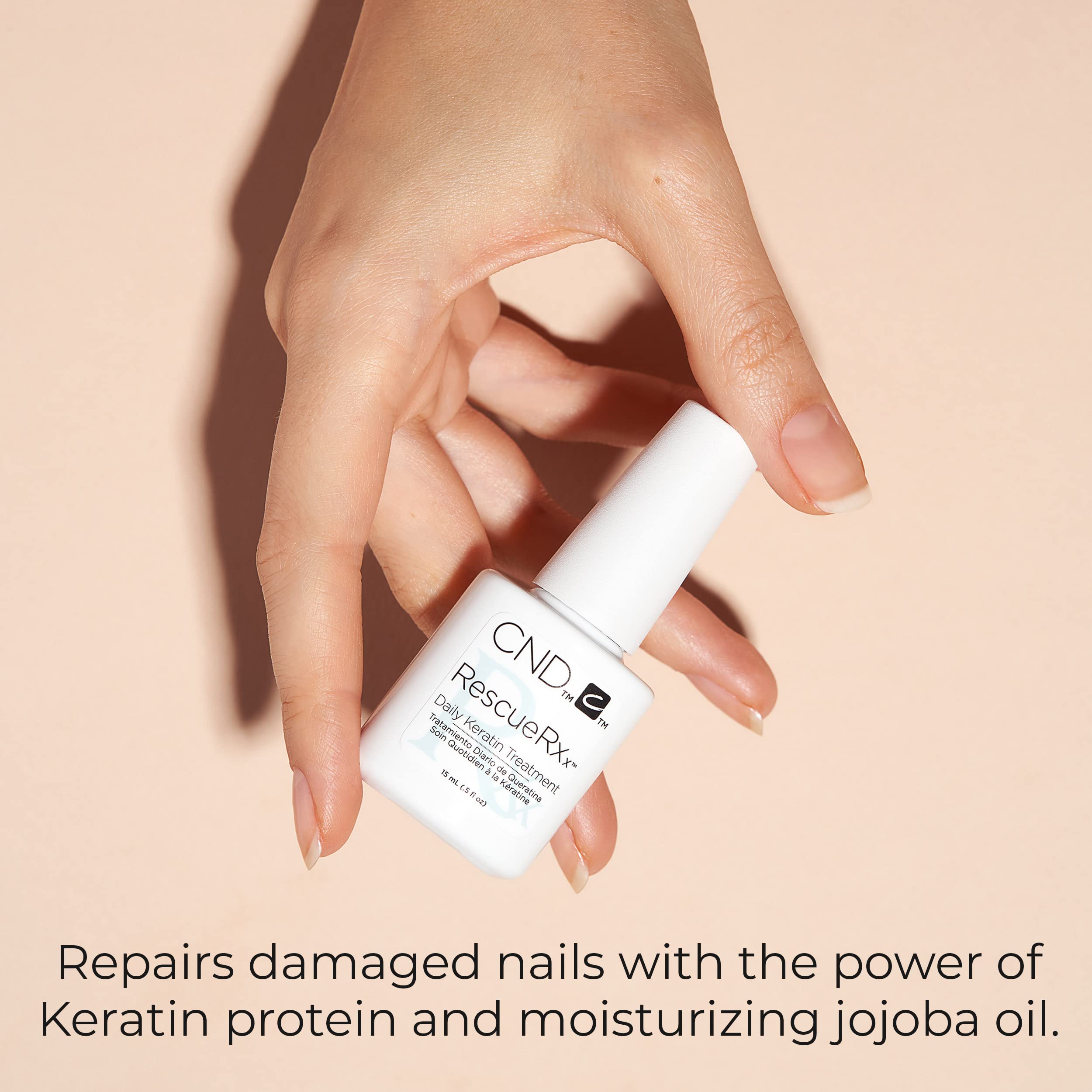 Foto 6 pulgar | Tratamiento Para El Cuidado De Las Uñas Cnd Rescuerxx Keratin 3,7 Ml (paquete De 40) - Venta Internacional.