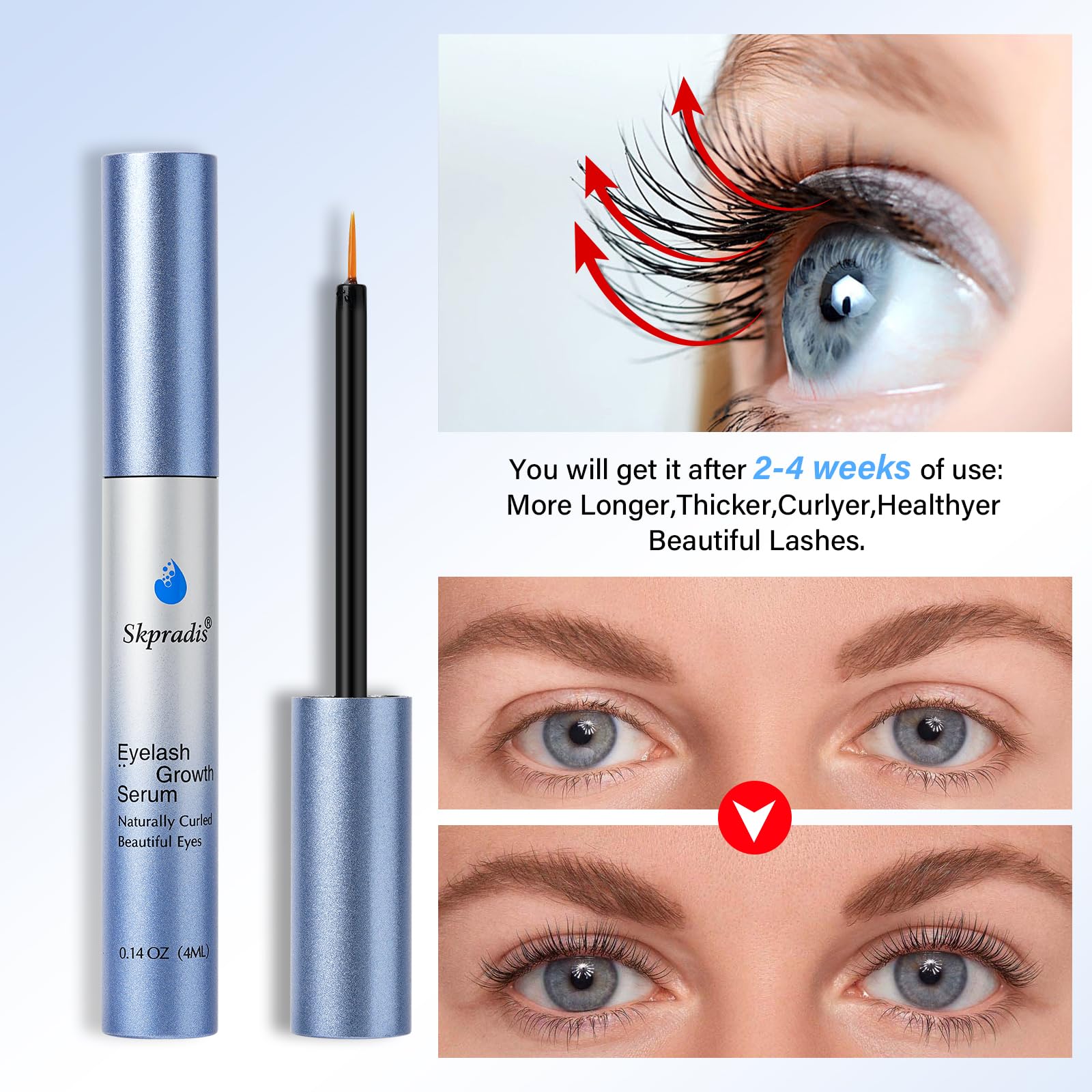Foto 3 pulgar | Sérum Para Pestañas Pro Lashbeauty Advanced Lash, 4 Ml, Vegano - Venta Internacional.
