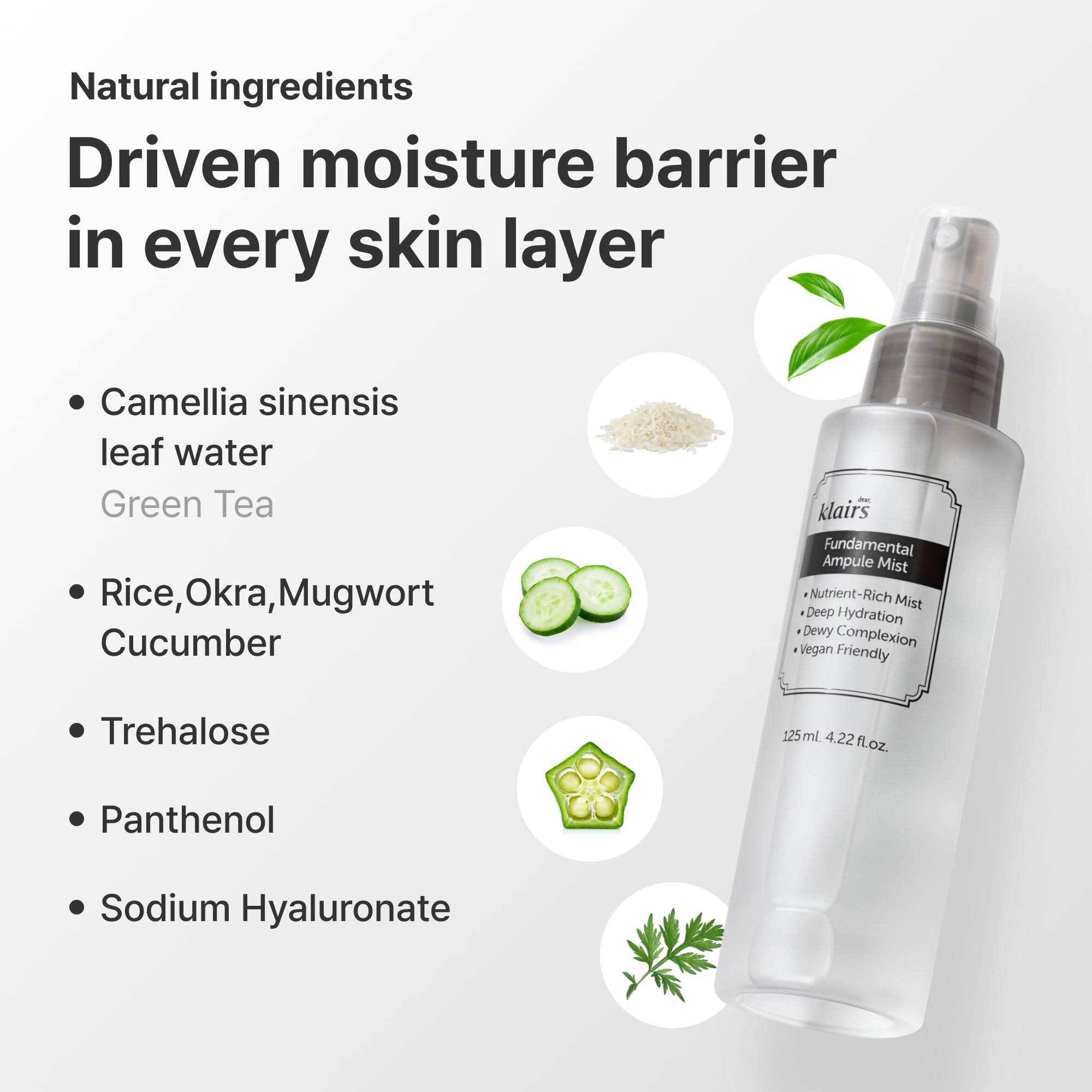 Foto 3 | Bruma Tónica Facial Dearklairs Fundamental Ampule 75% Té Verde - Venta Internacional.