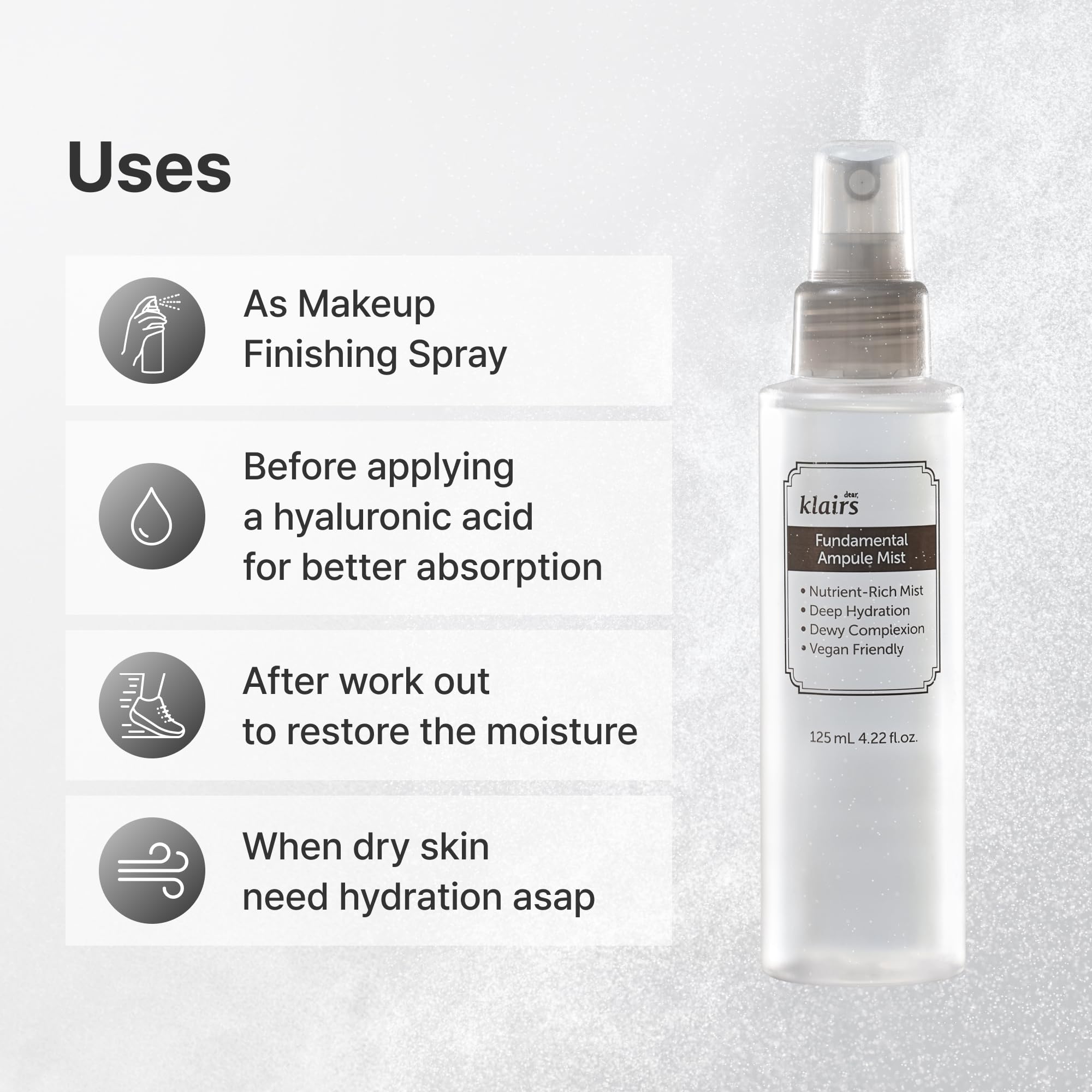 Foto 4 | Bruma Tónica Facial Dearklairs Fundamental Ampule 75% Té Verde - Venta Internacional.